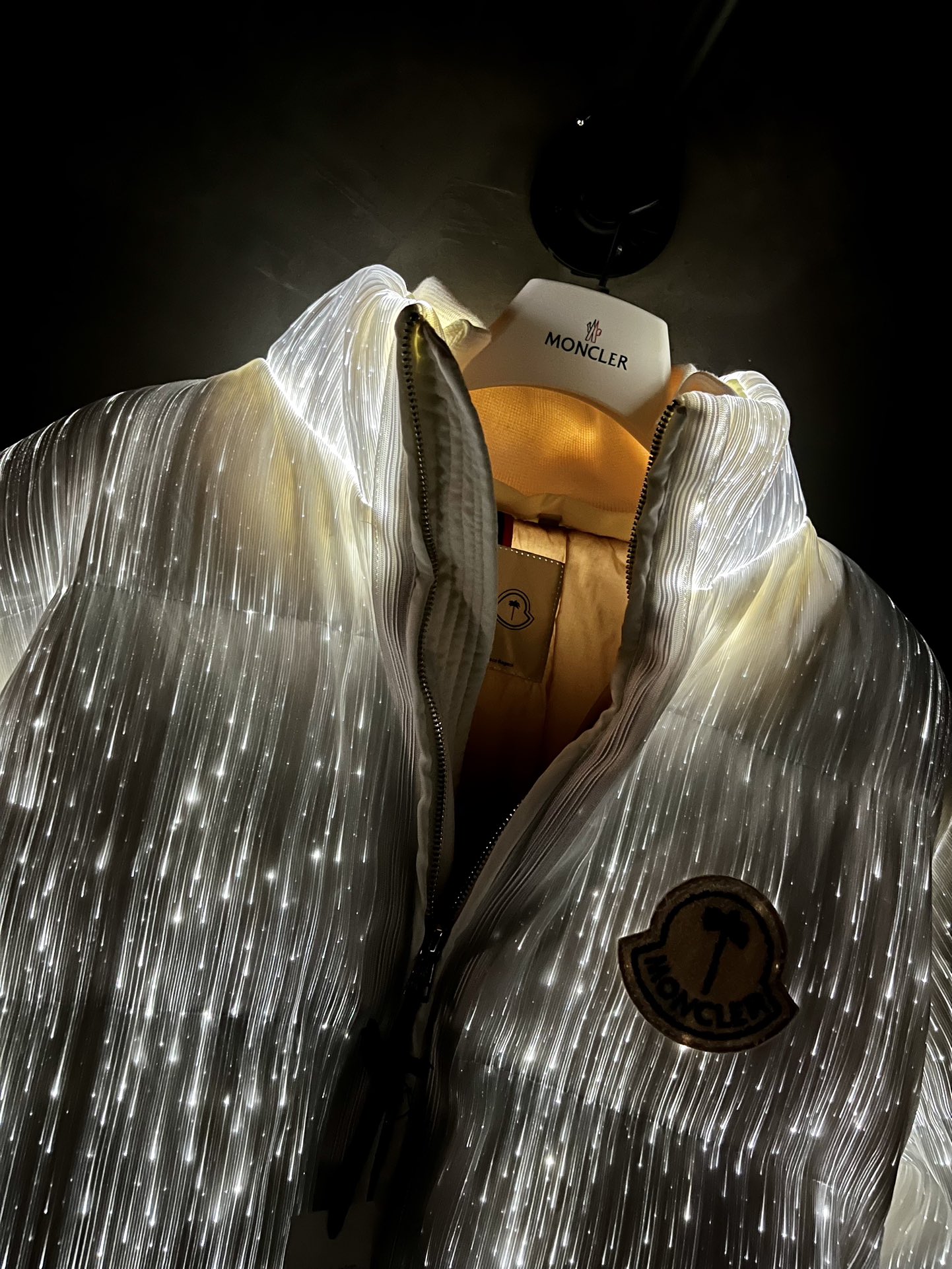  Moncler x Palm Angels "Light-Up" Down Jacket