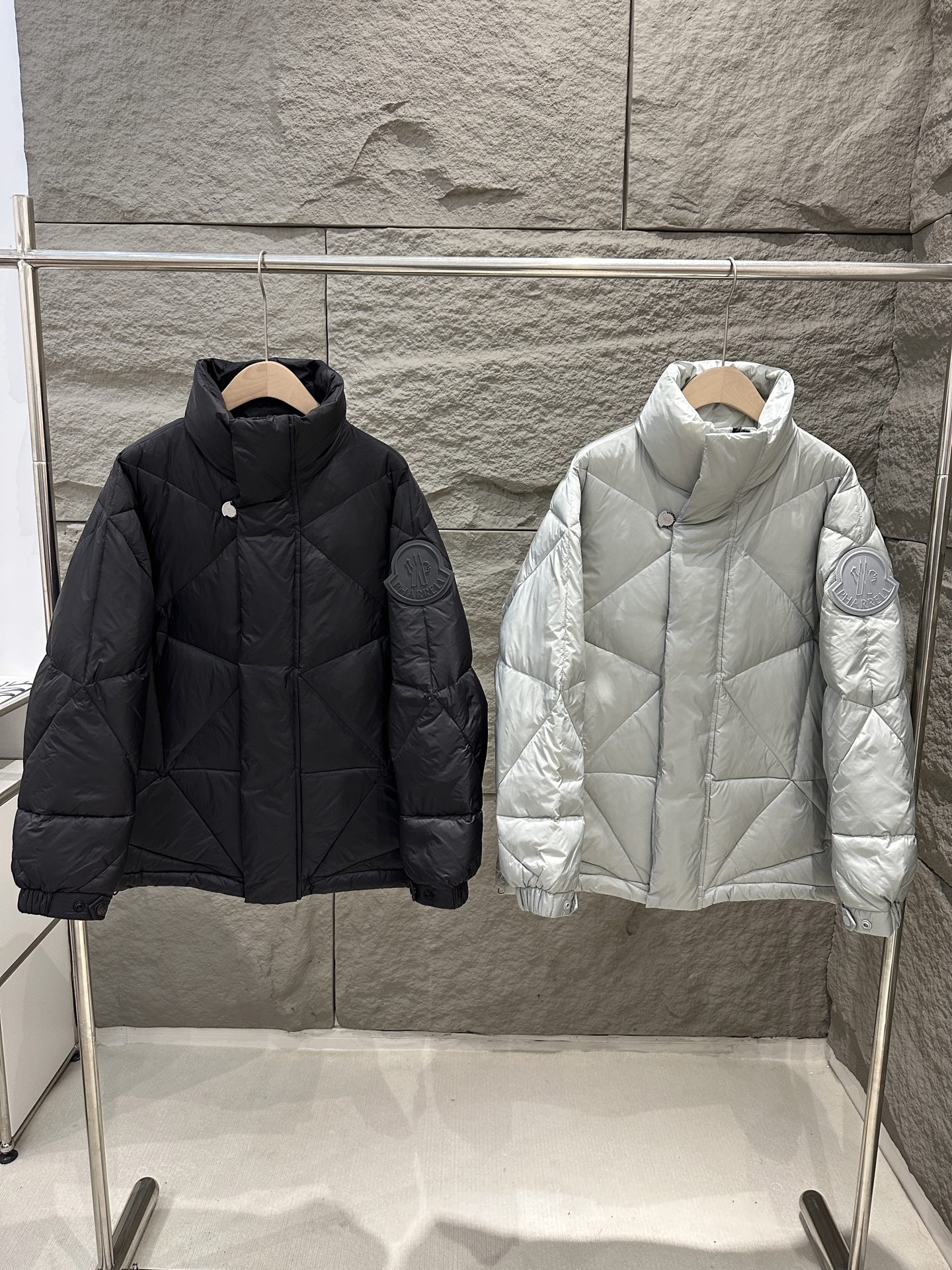 Moncler X Pharrell Williams Unisex Couples Down Jacket