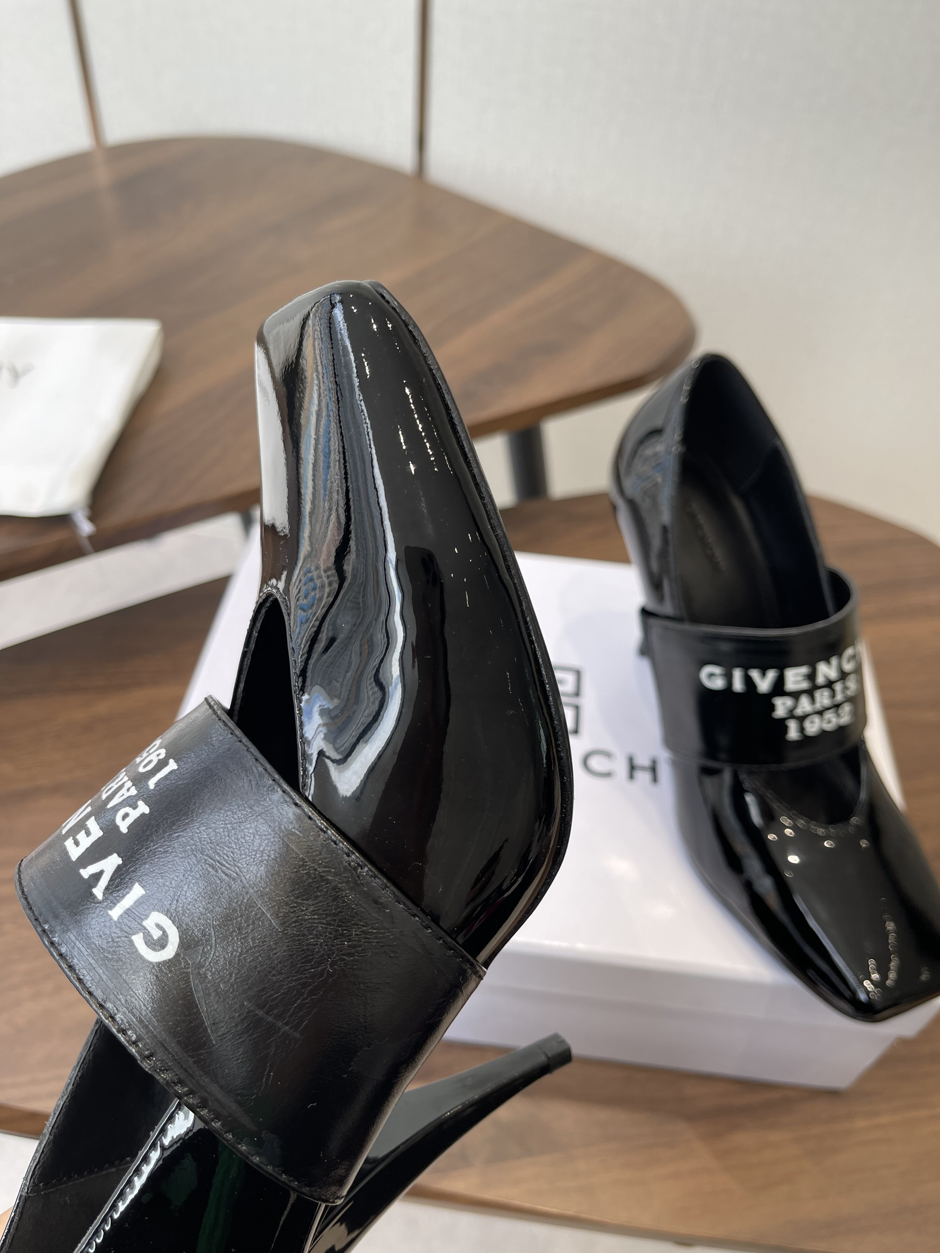 Givenchy Paris 1952 Patent Leather Mary Jane Pumps