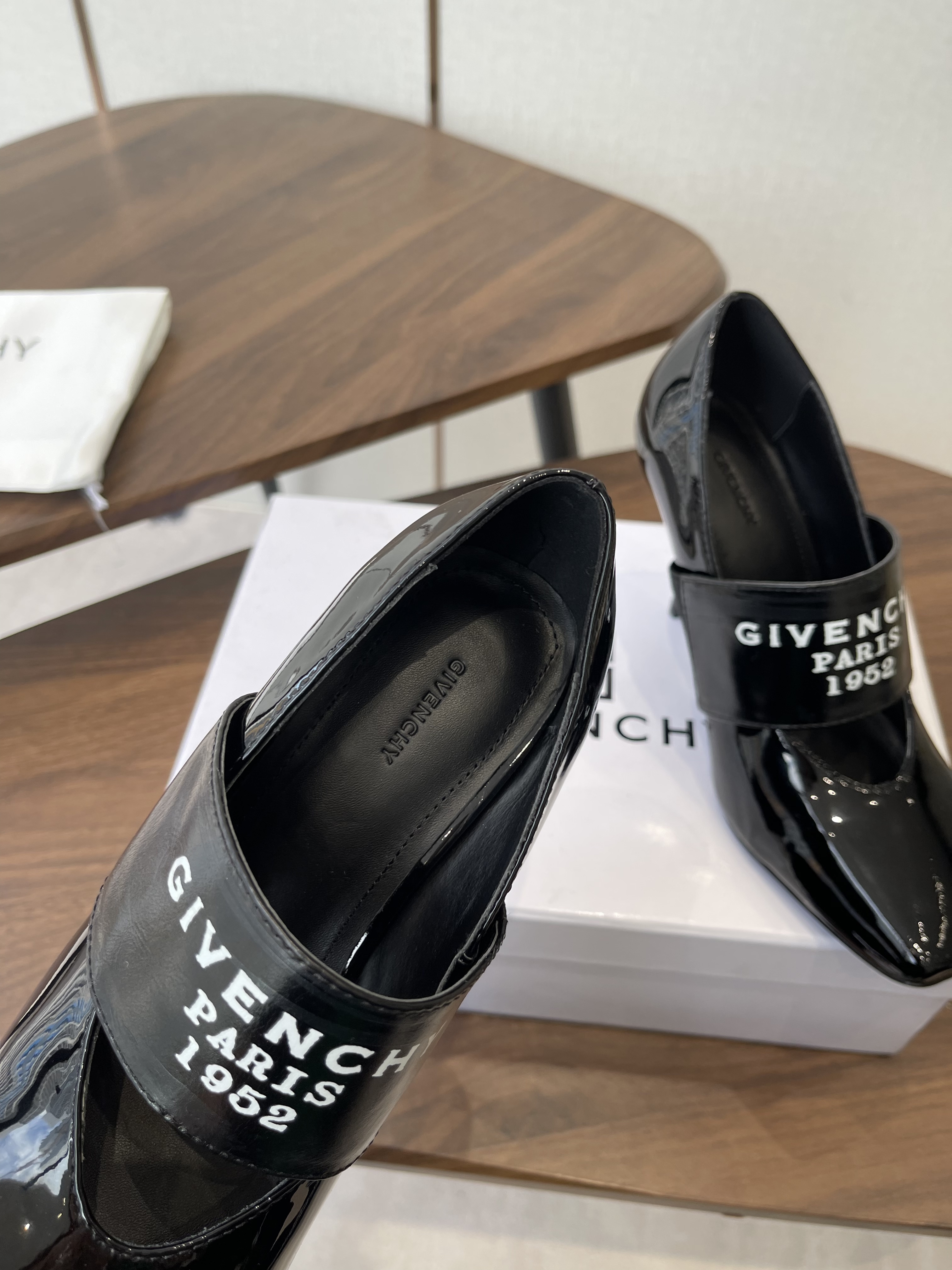 Givenchy Paris 1952 Patent Leather Mary Jane Pumps