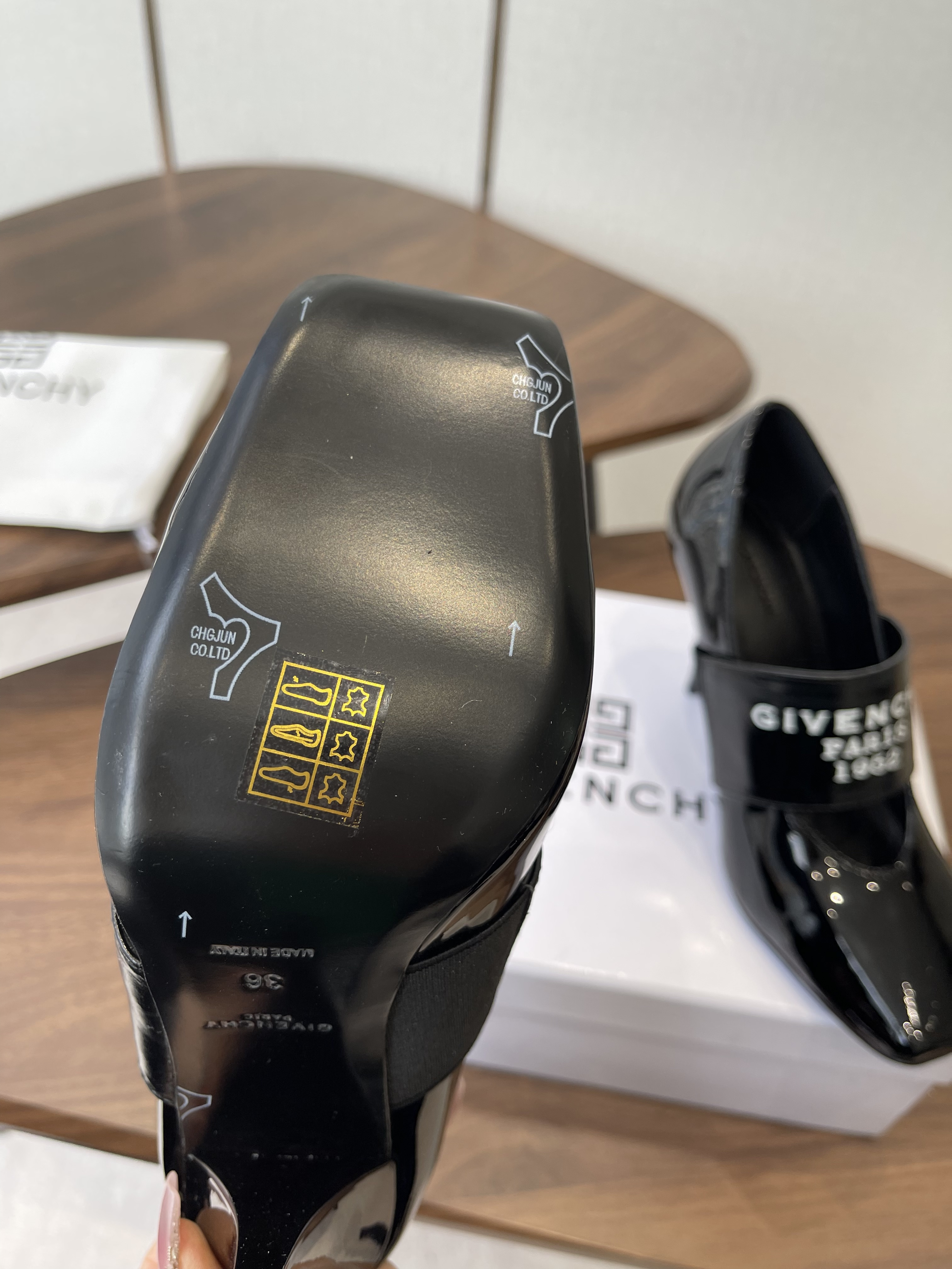 Givenchy Paris 1952 Patent Leather Mary Jane Pumps