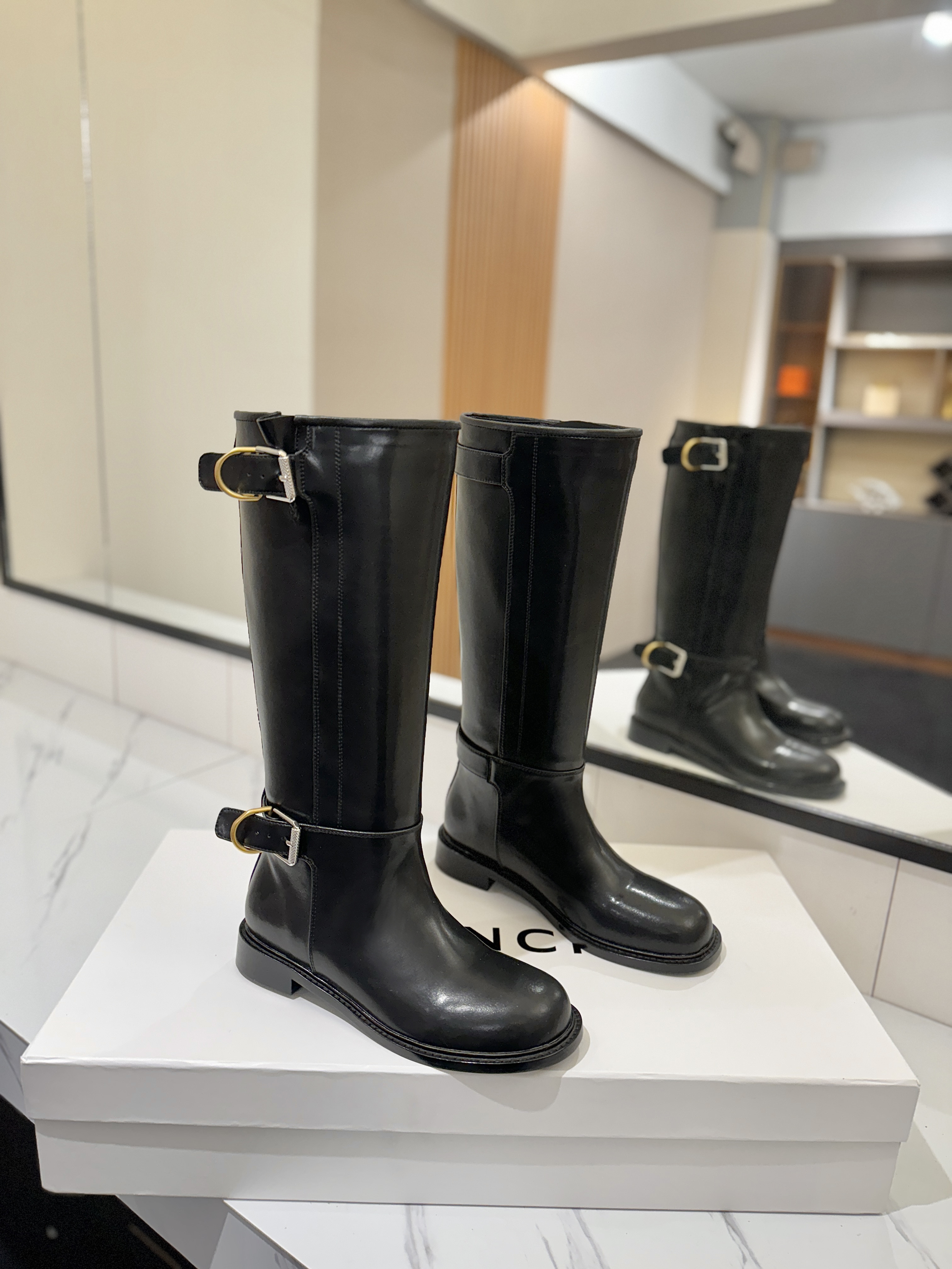 Givenchy Voyou Collection Rider Boots 