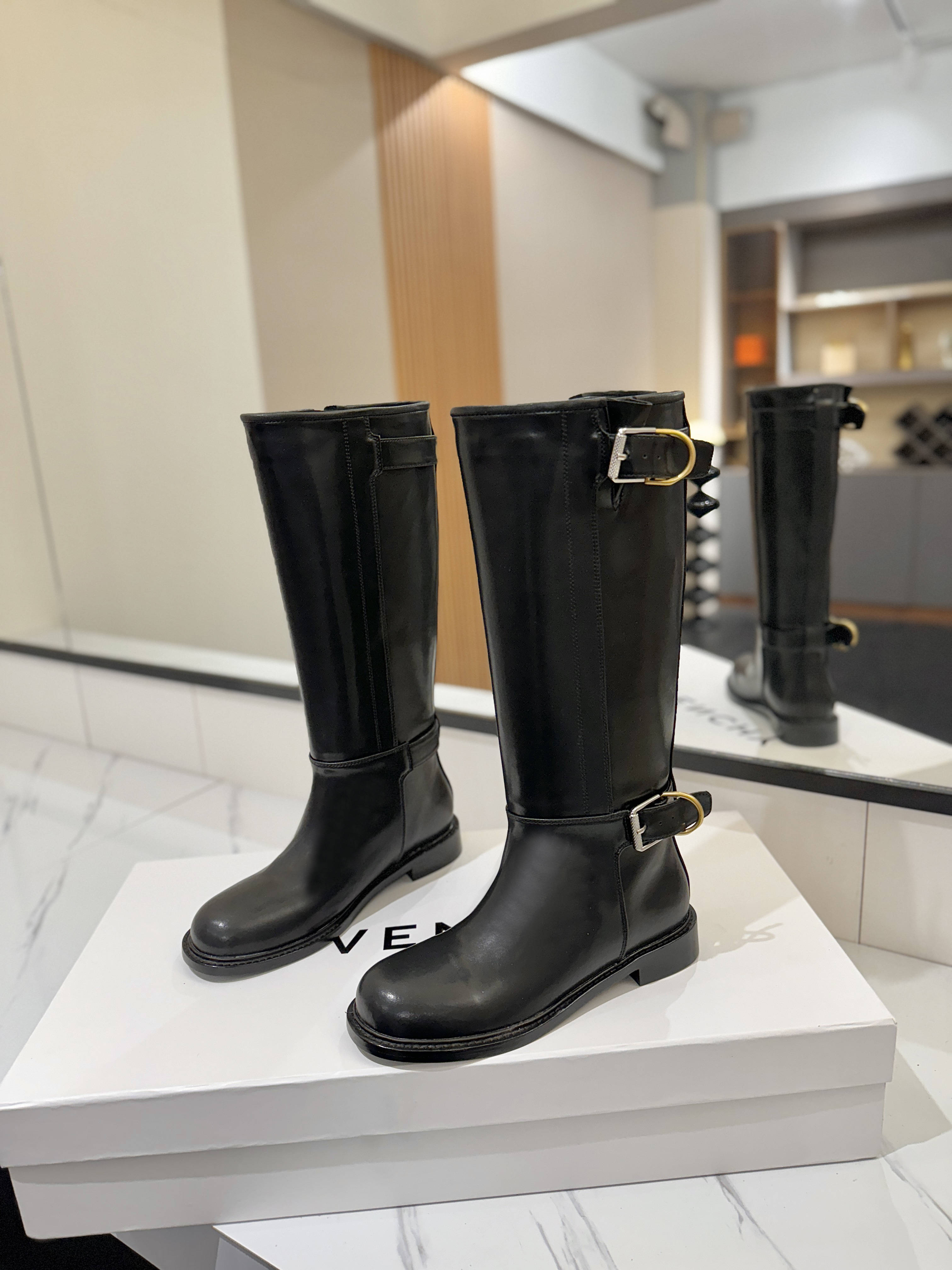 Givenchy Voyou Collection Rider Boots 