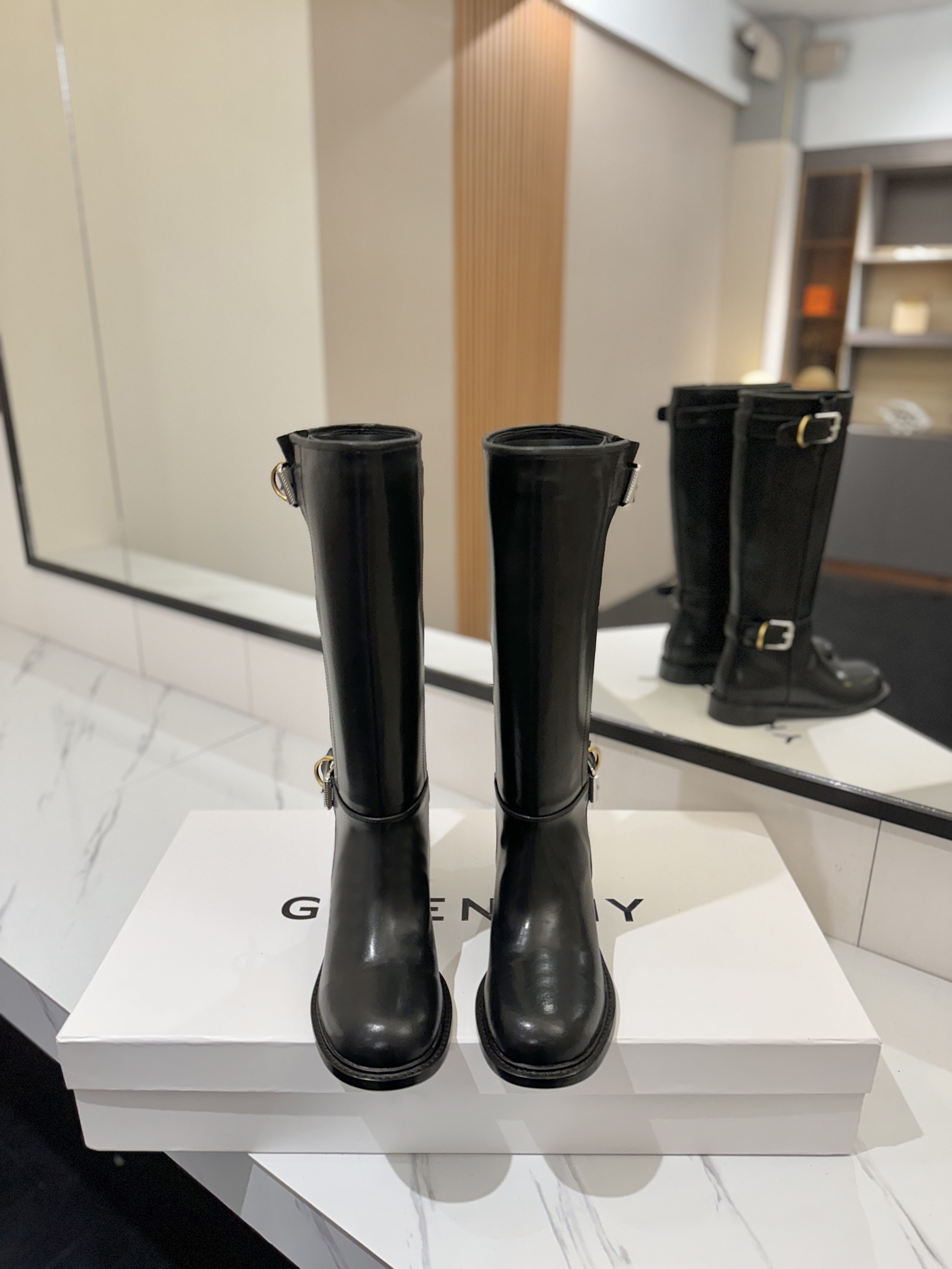 Givenchy Voyou Collection Rider Boots 