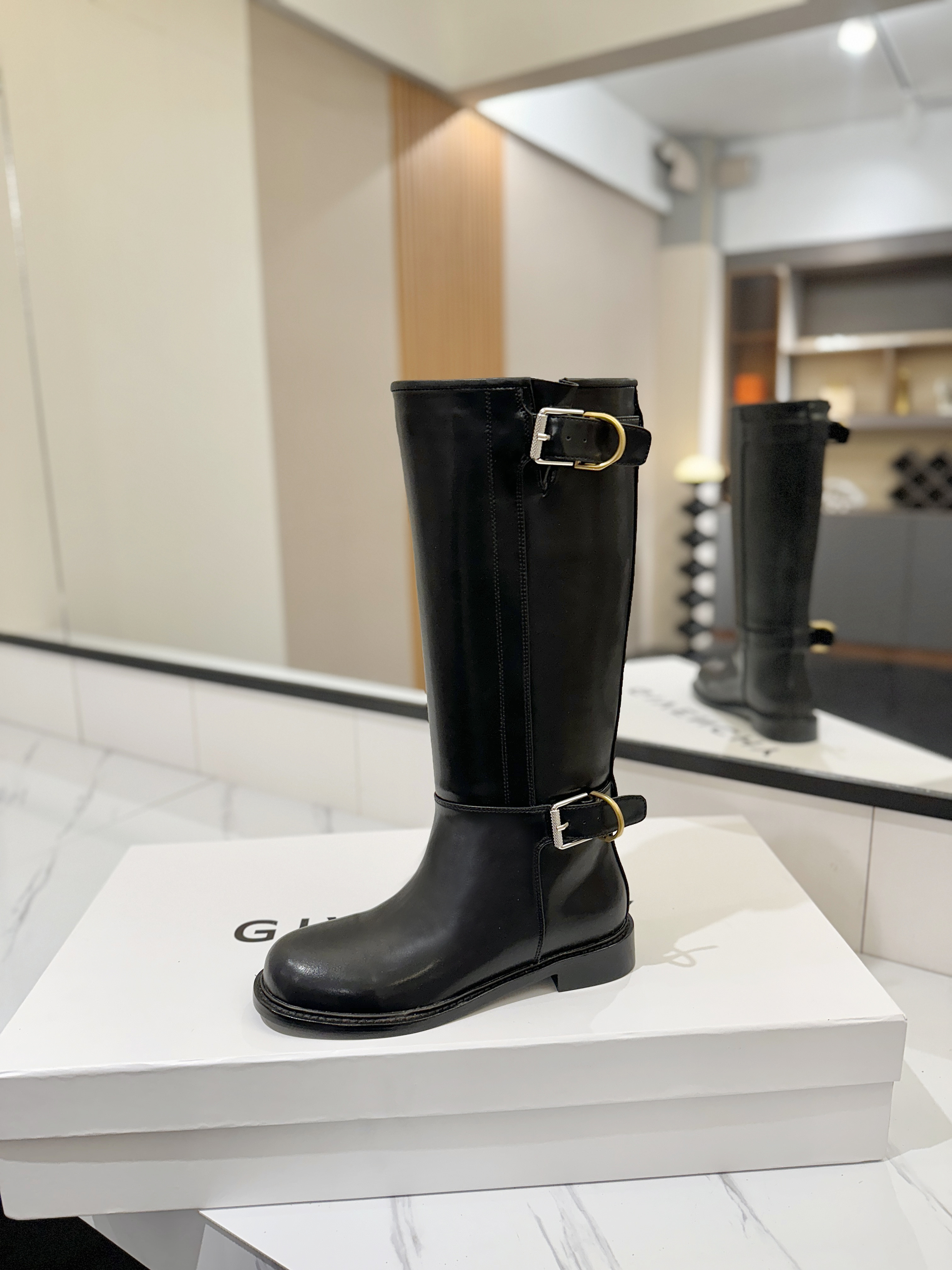 Givenchy Voyou Collection Rider Boots 