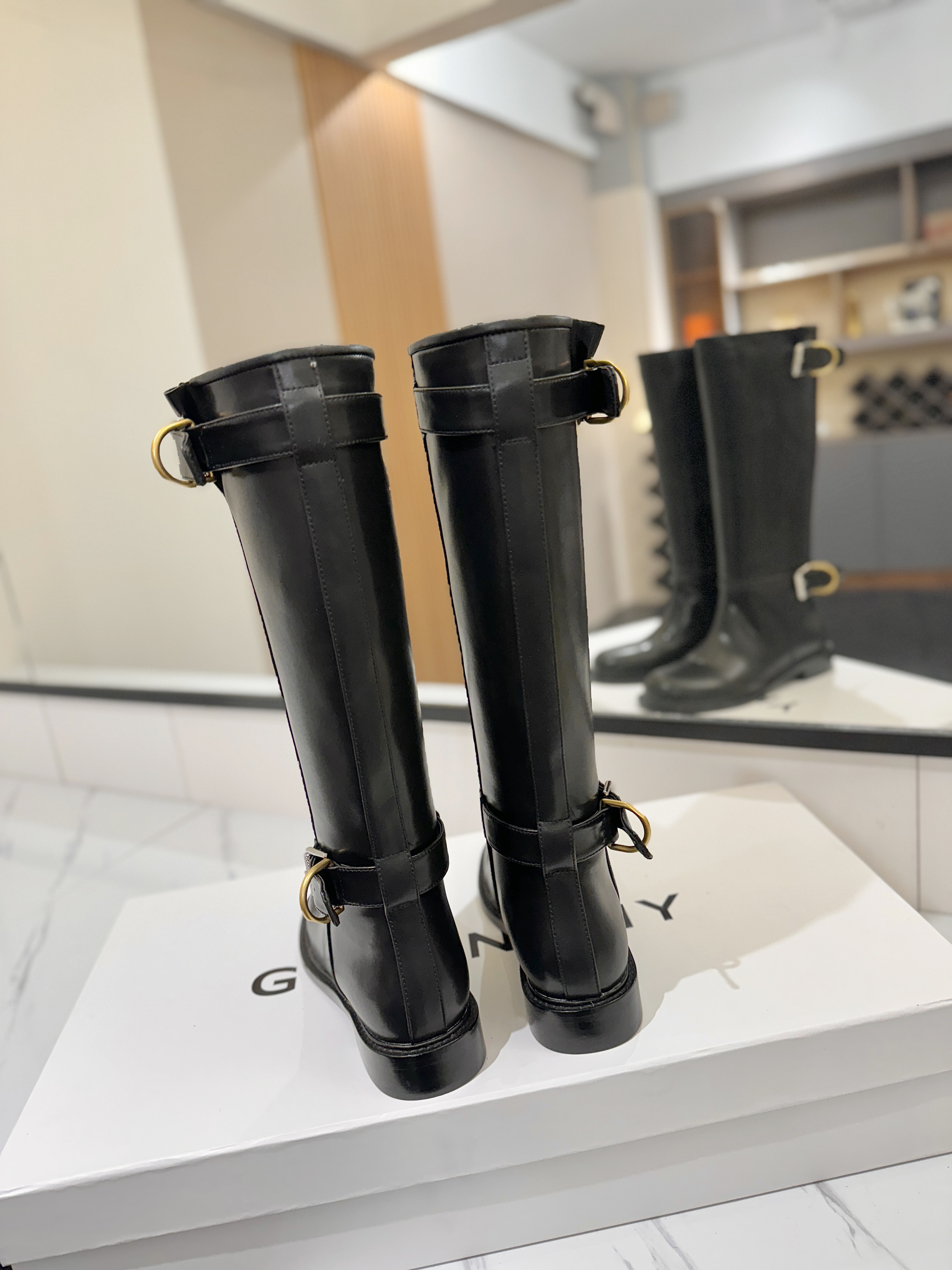 Givenchy Voyou Collection Rider Boots 