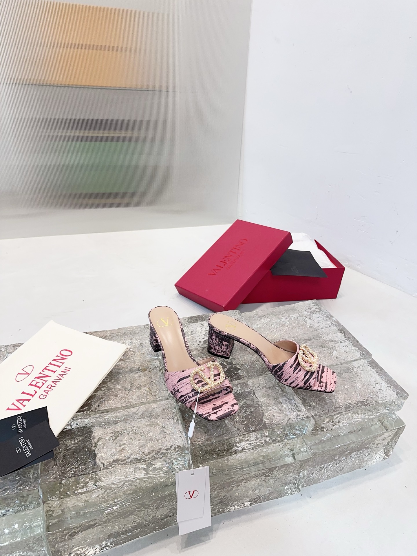 Valentino Bohemian-Style High-Heel Sandals