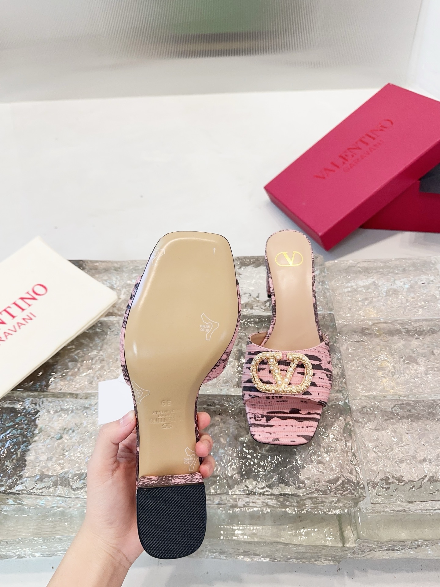 Valentino Bohemian-Style High-Heel Sandals