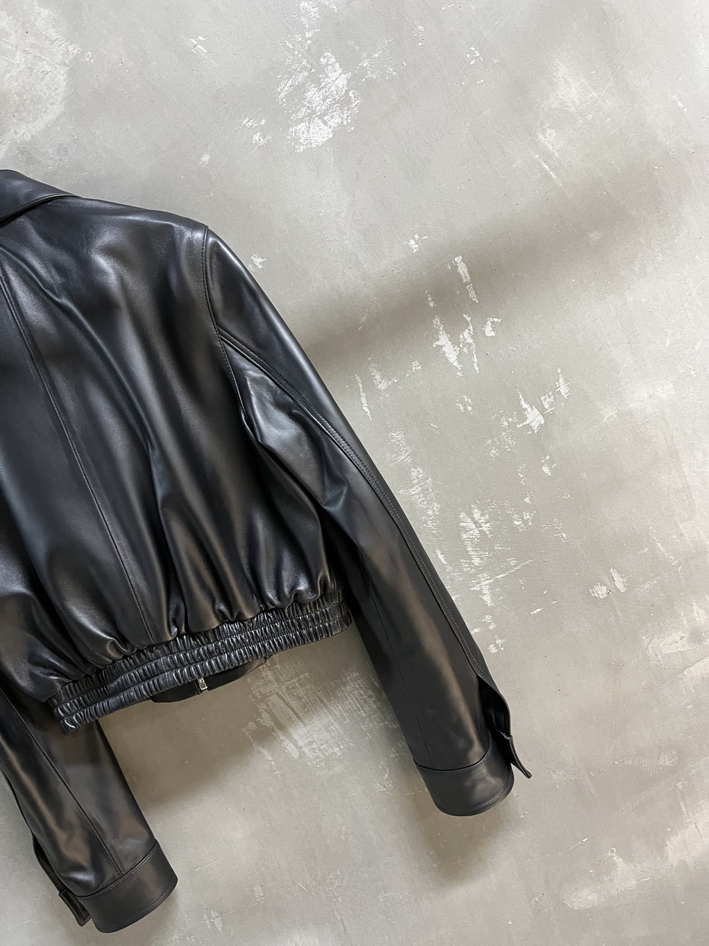 Miu Miu Lambskin Jacket Sweet and Cool Style Same as Jang Won-young's