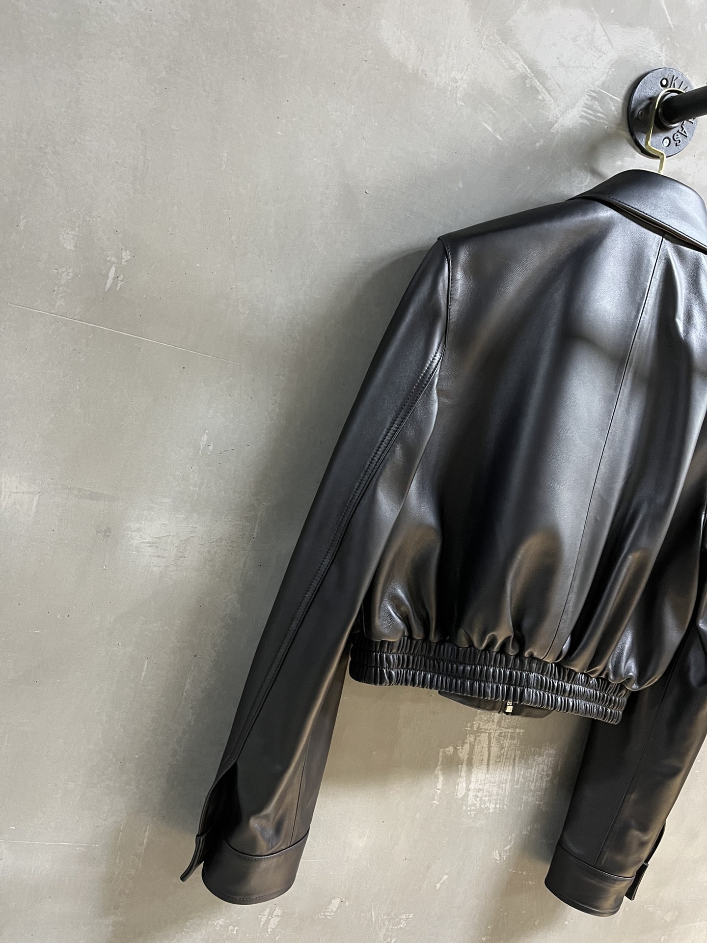 Miu Miu Lambskin Jacket Sweet and Cool Style Same as Jang Won-young's