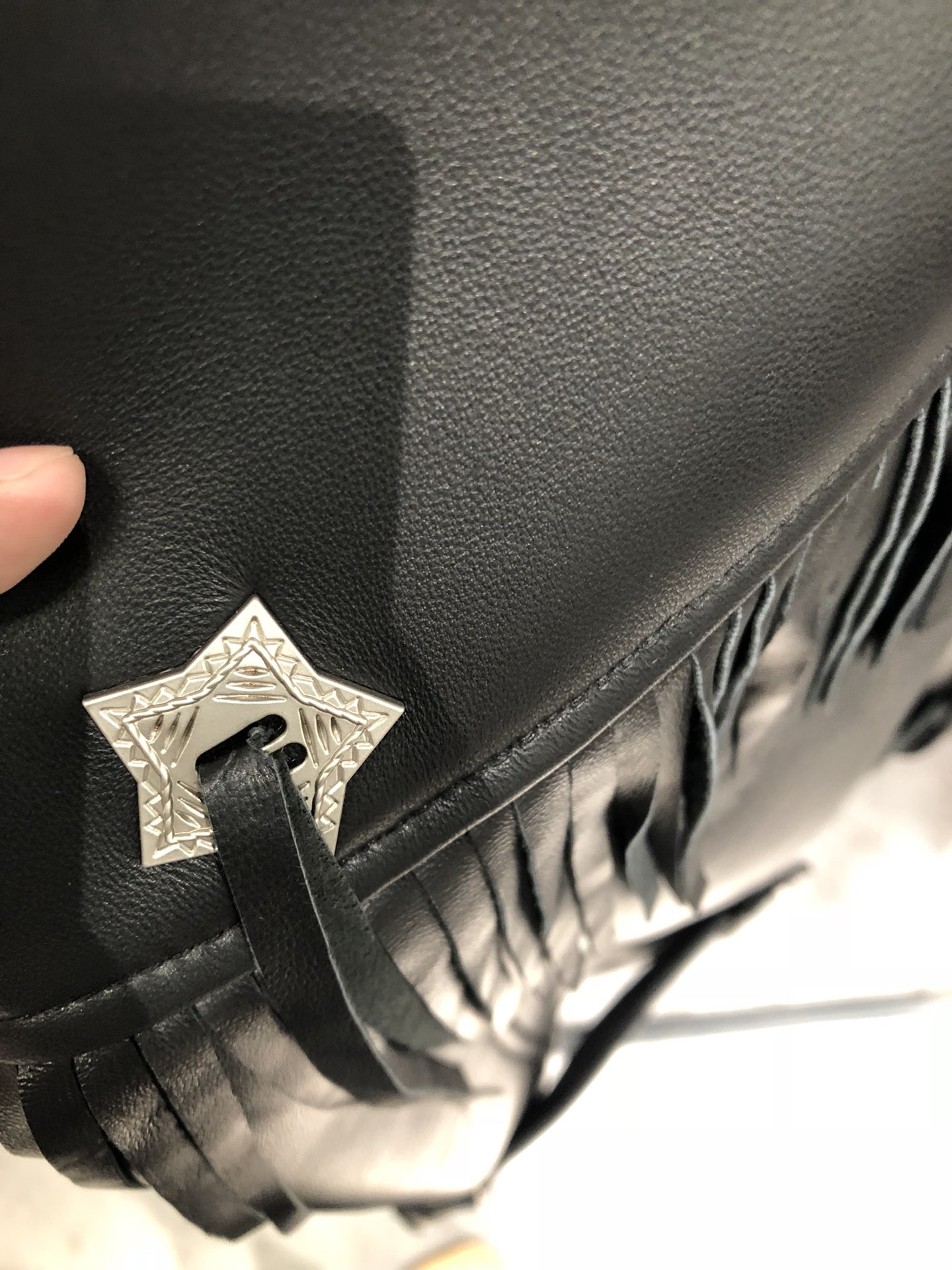 Miu Miu Oversized Lambskin Biker Jacket