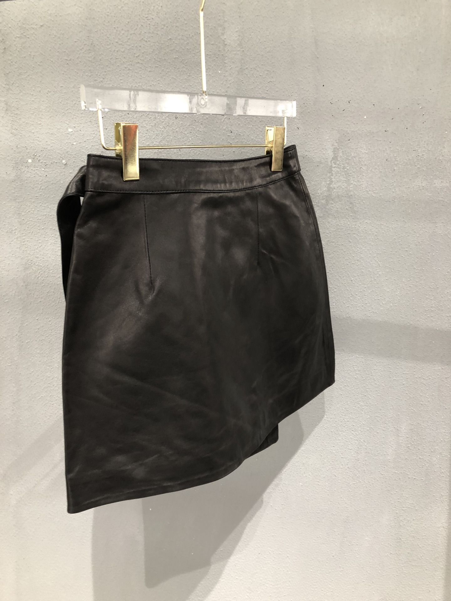 Miu Miu Vegetable-Tanned Lambskin Skirt