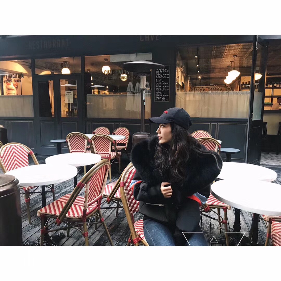 Miu Miu Women's Short Down Jacket with Fur Collar