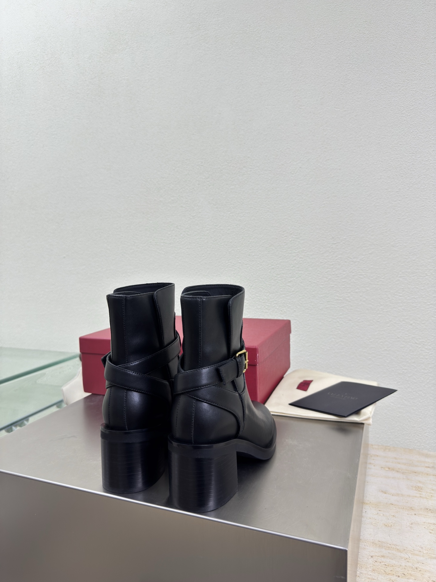 Valentino Garavani VLOGO SIGNATURE Calfskin Ankle Boot