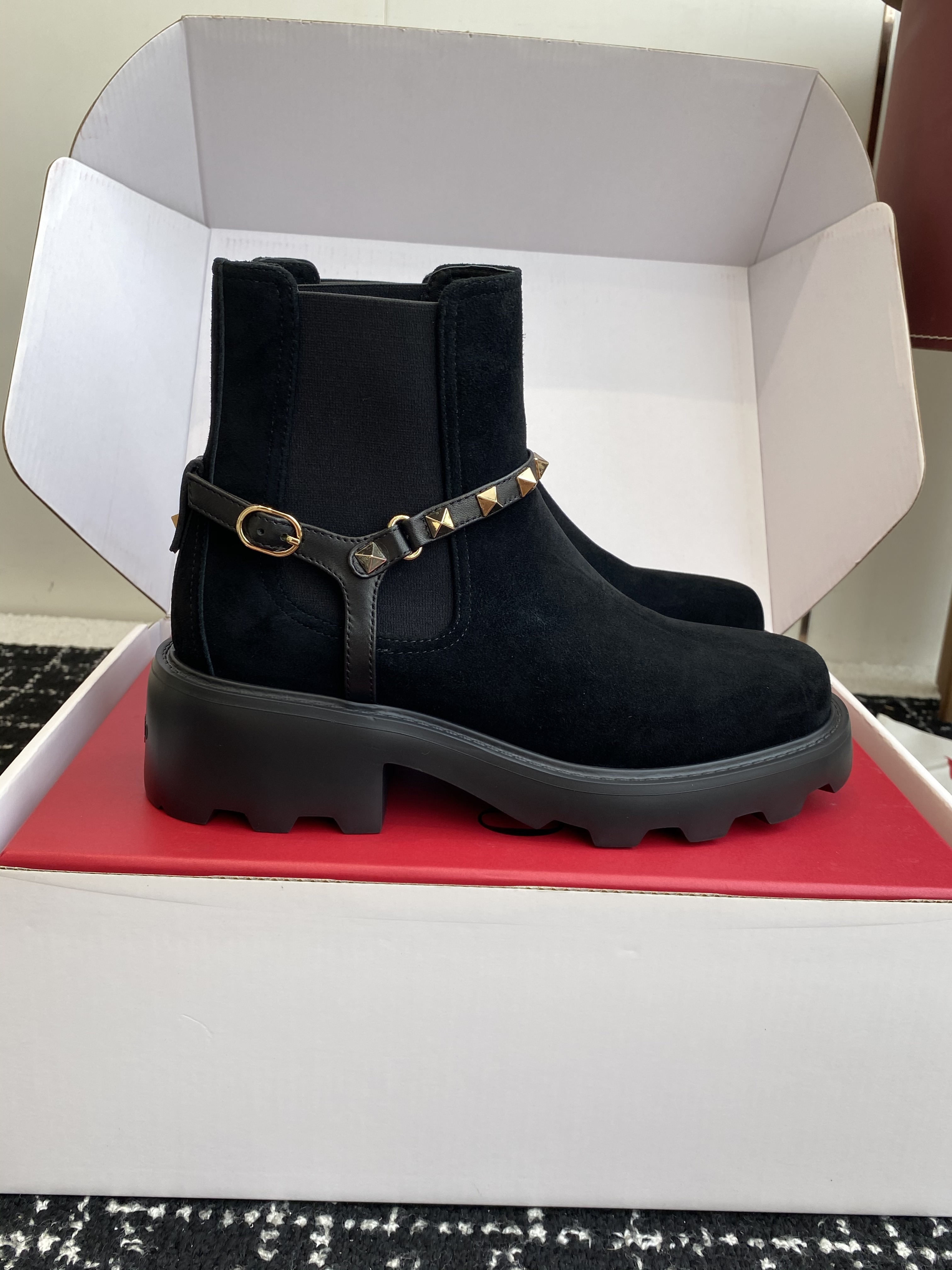 Valentino Classic Studded Martin Boots