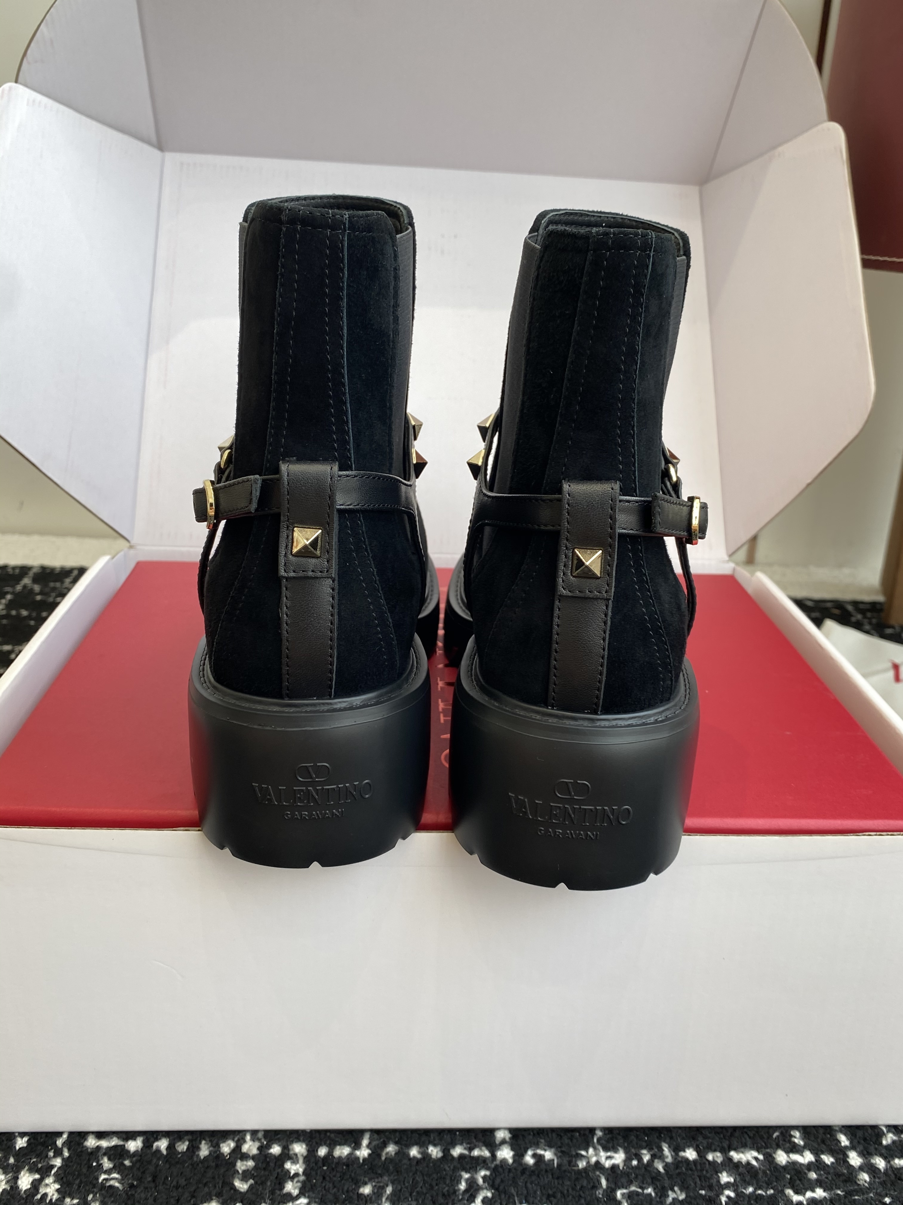 Valentino Classic Studded Martin Boots