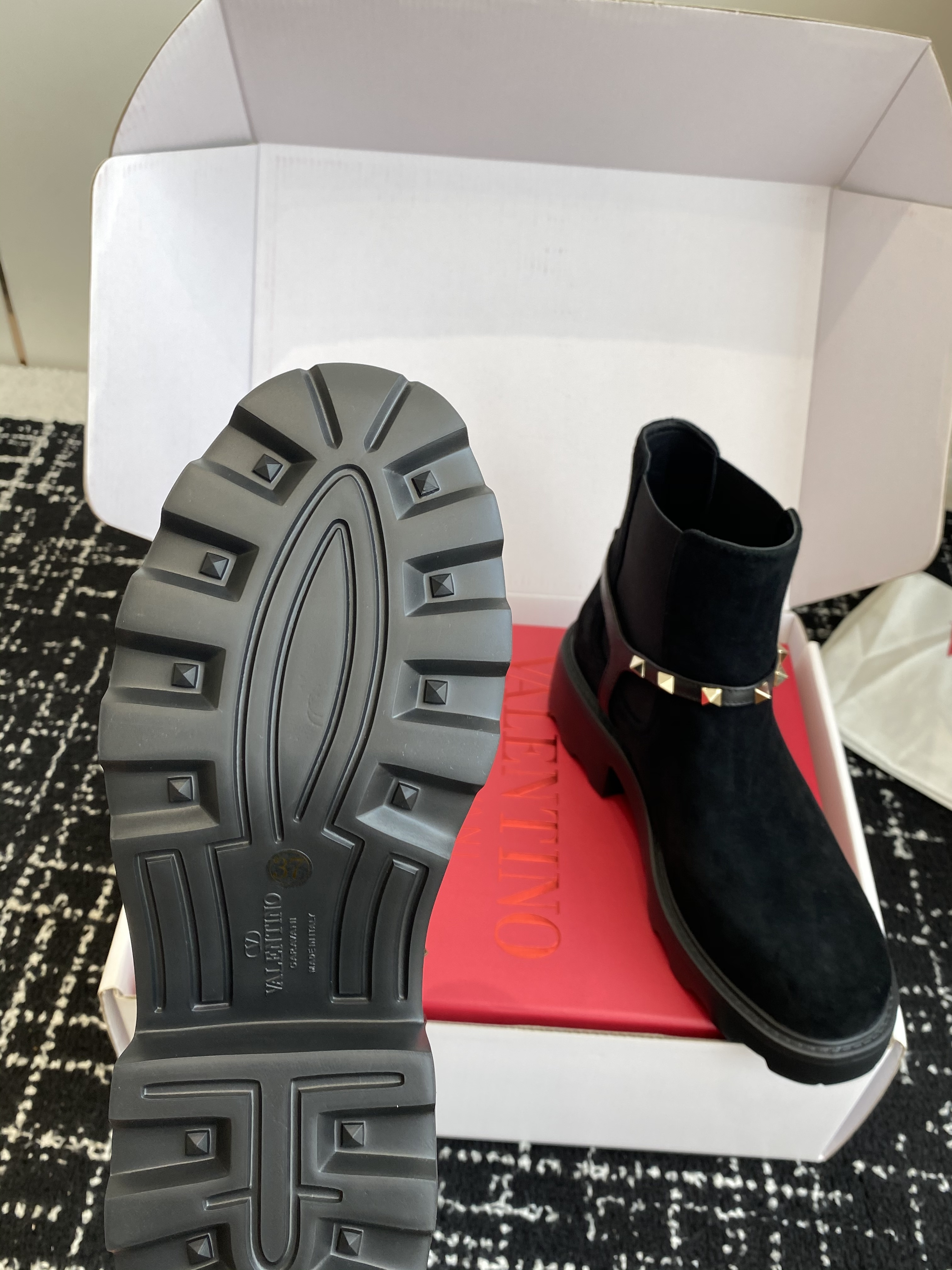 Valentino Classic Studded Martin Boots