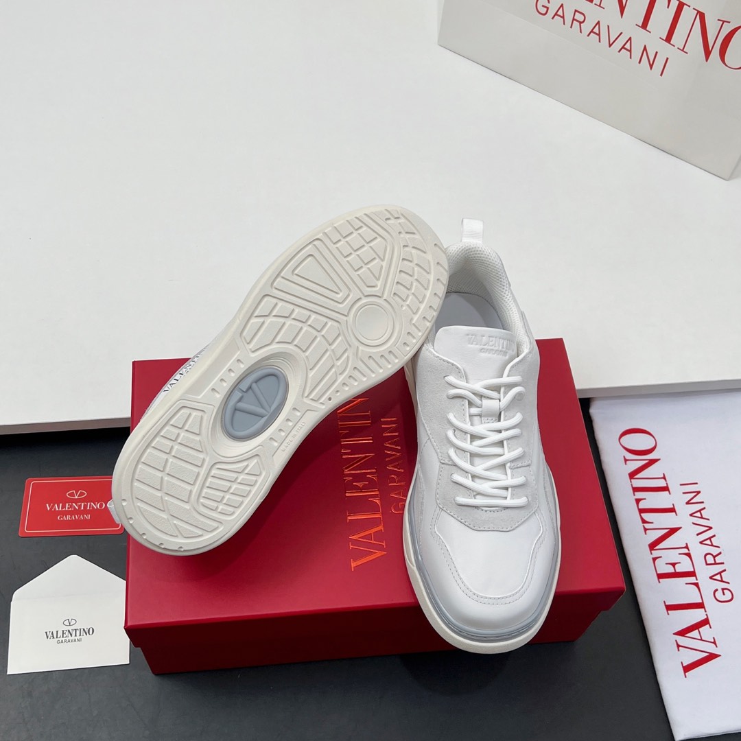 Valentino  New Arrivals  Couple's  Calfskin Low-Top Lace-Up Sneakers
