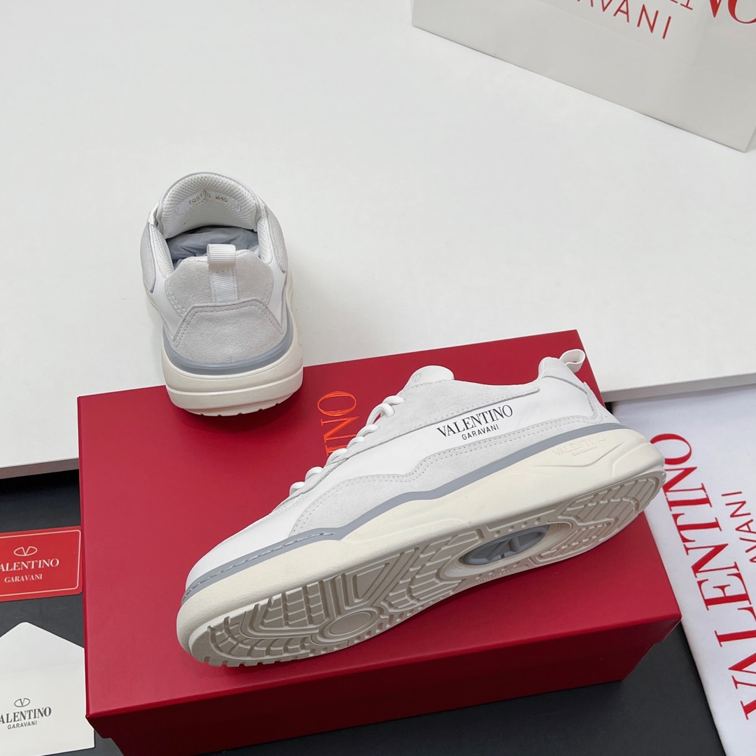 Valentino  New Arrivals  Couple's  Calfskin Low-Top Lace-Up Sneakers