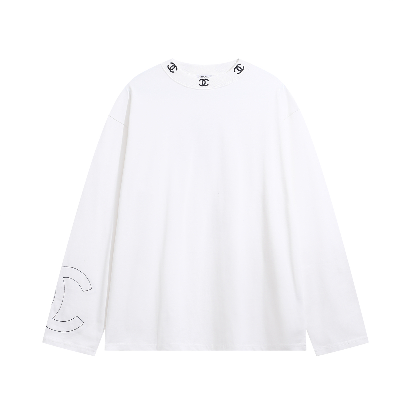 CHANEL New Autumn/Winter Straight Sleeve Long T-Shirt, Loose Fit