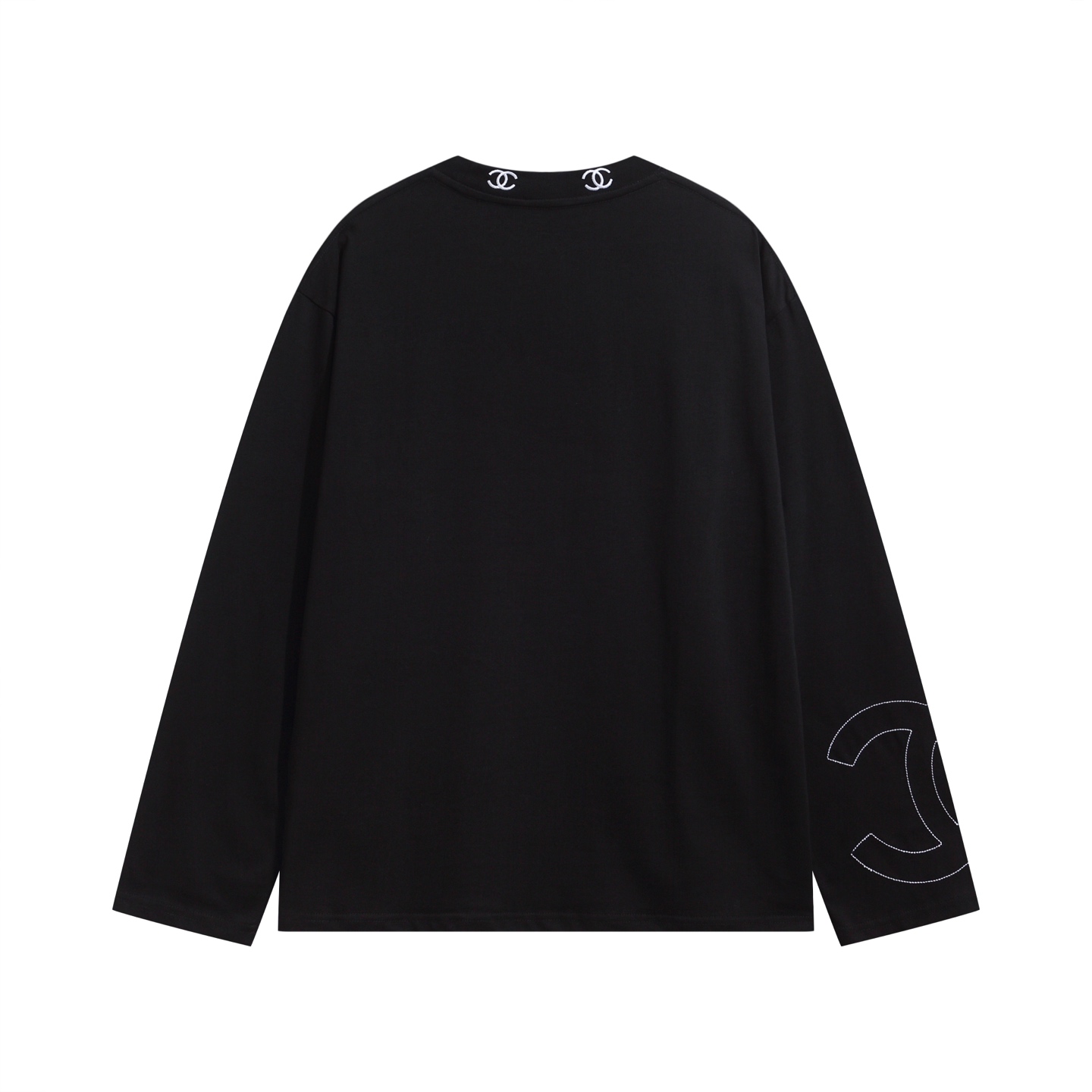 CHANEL New Autumn/Winter Straight Sleeve Long T-Shirt, Loose Fit