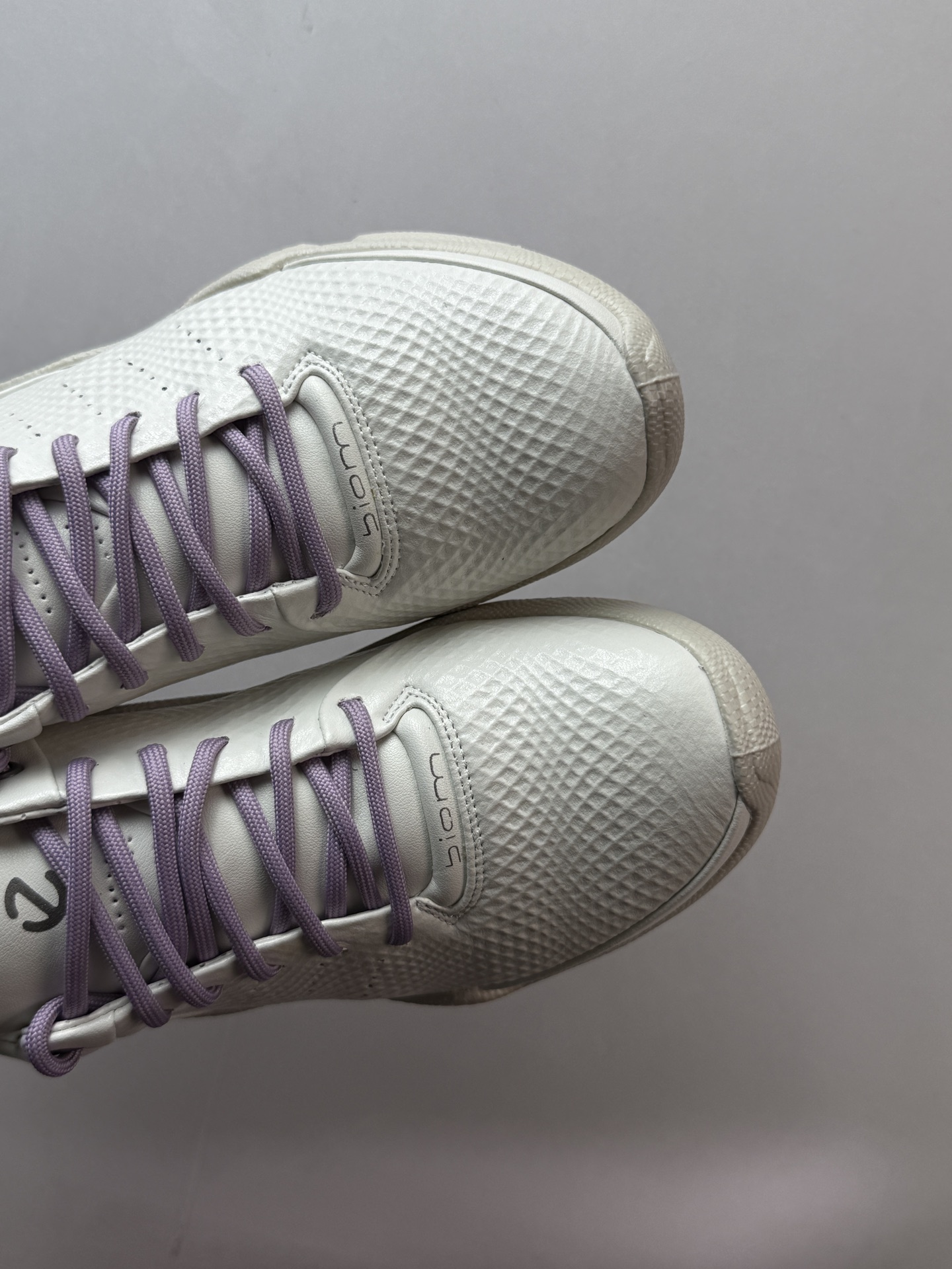 ECCO Genuine Leather Grid Upper Women's Casual Sneakers