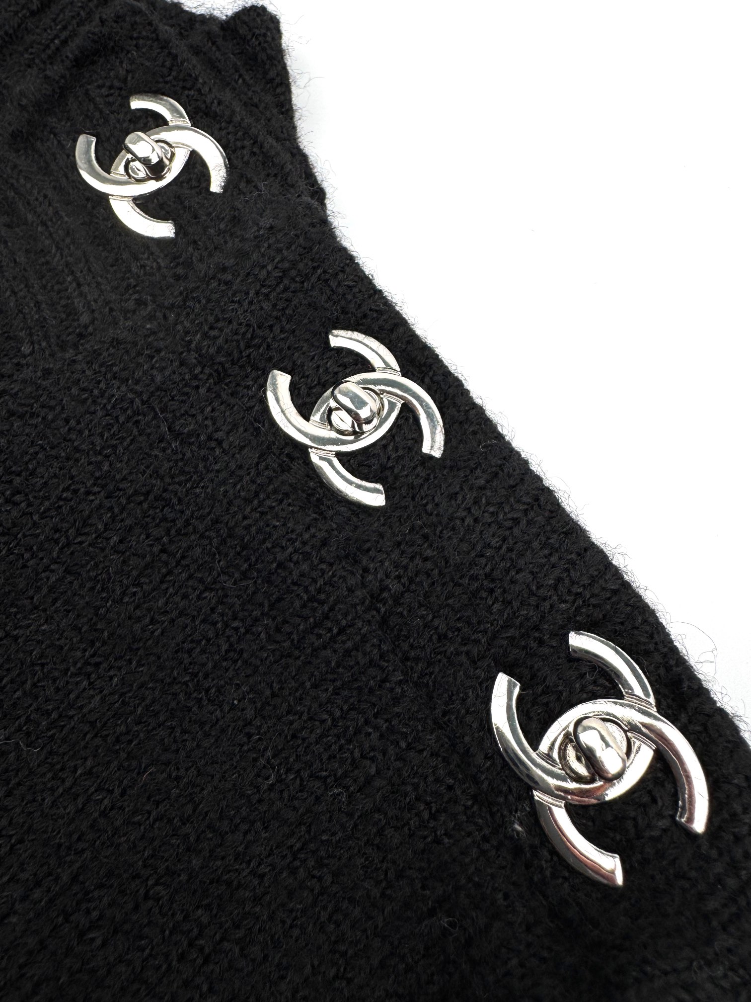 Chanel Backpack Buckle Long-Sleeve Sweater