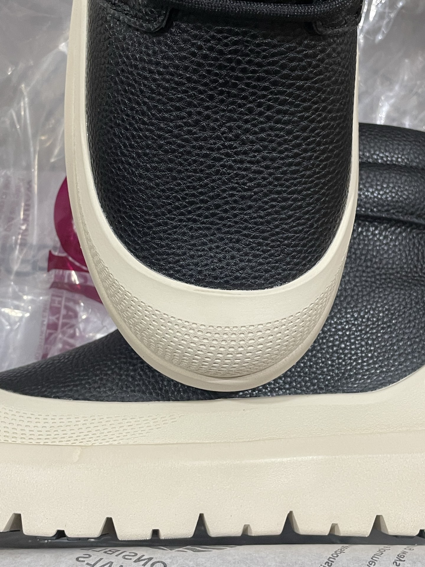 UGG Waterproof Leather Warm Lining Men's Autumn Winter Thick-Sole Ankle Boots