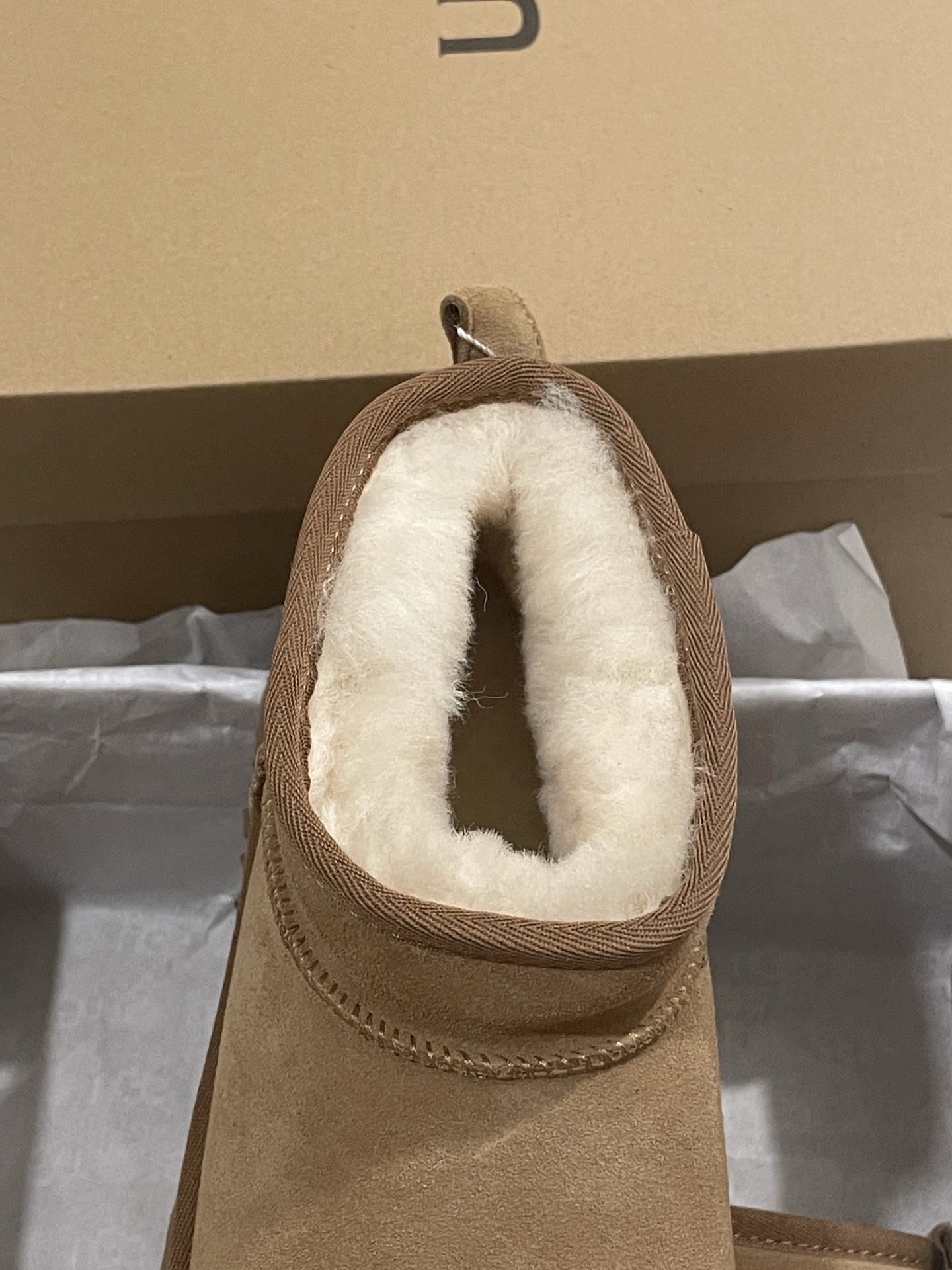 Sheepskin Fur Thick-Sole Warm Slip-On Mini Snow Boots