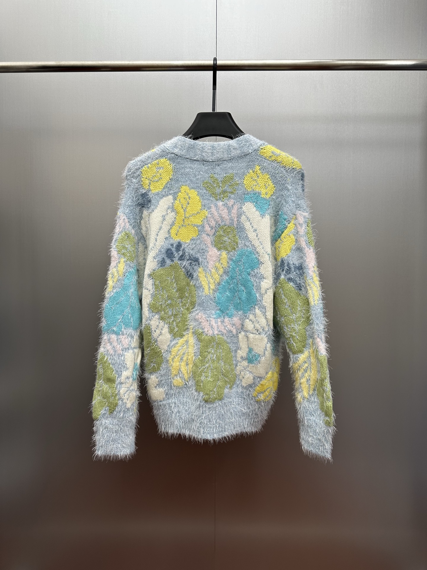 Chanel Floral Fine-Knit Cardigan