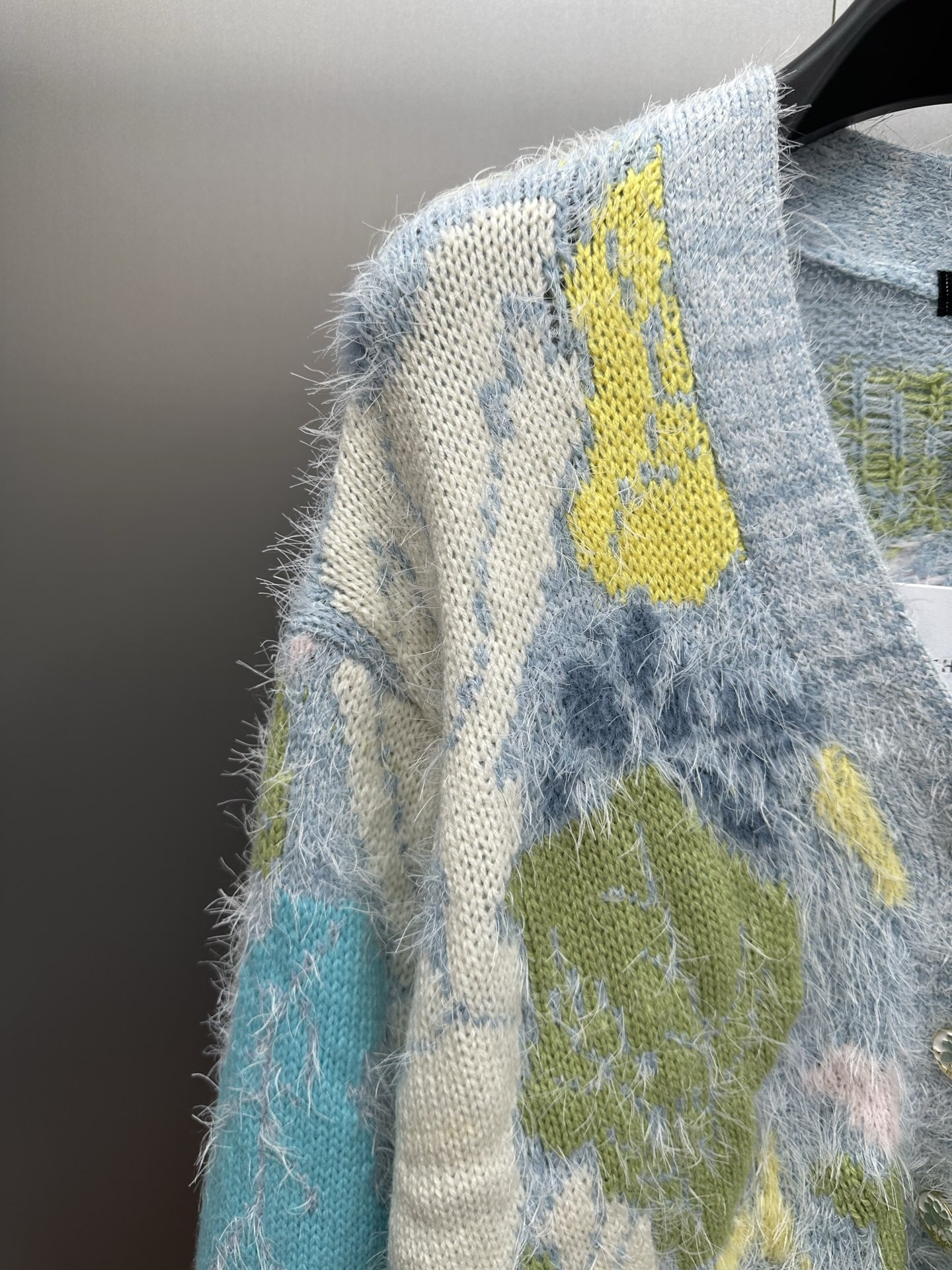 Chanel Floral Fine-Knit Cardigan