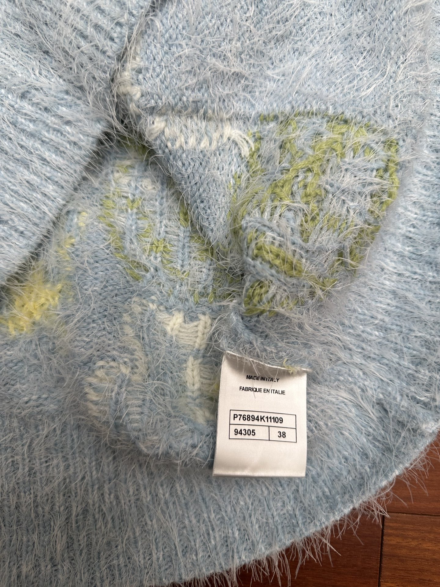 Chanel Floral Fine-Knit Cardigan