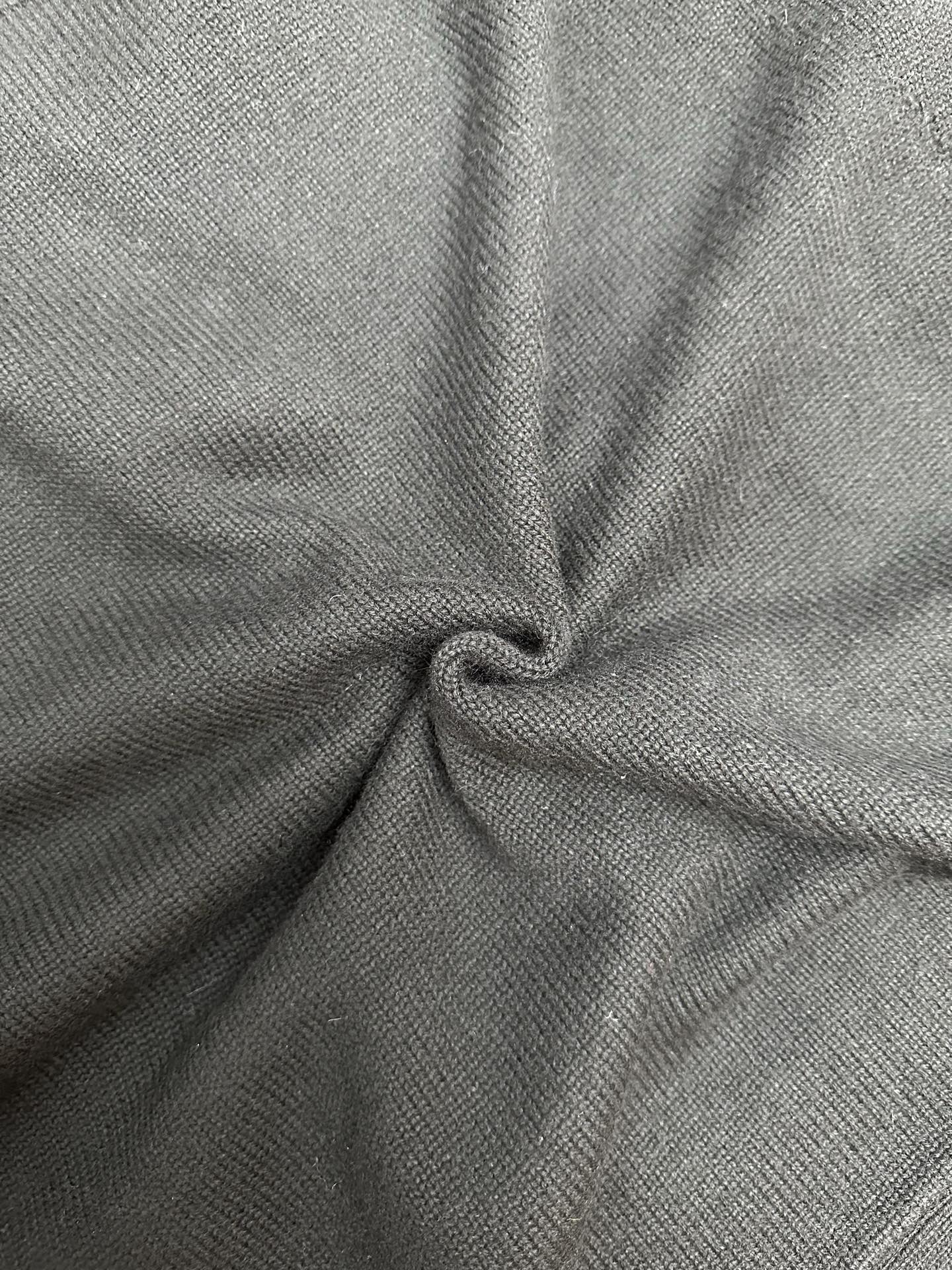 Chanel Round Neck Knit Cardigan with Cuff Zipper Detail & Logo Buttons