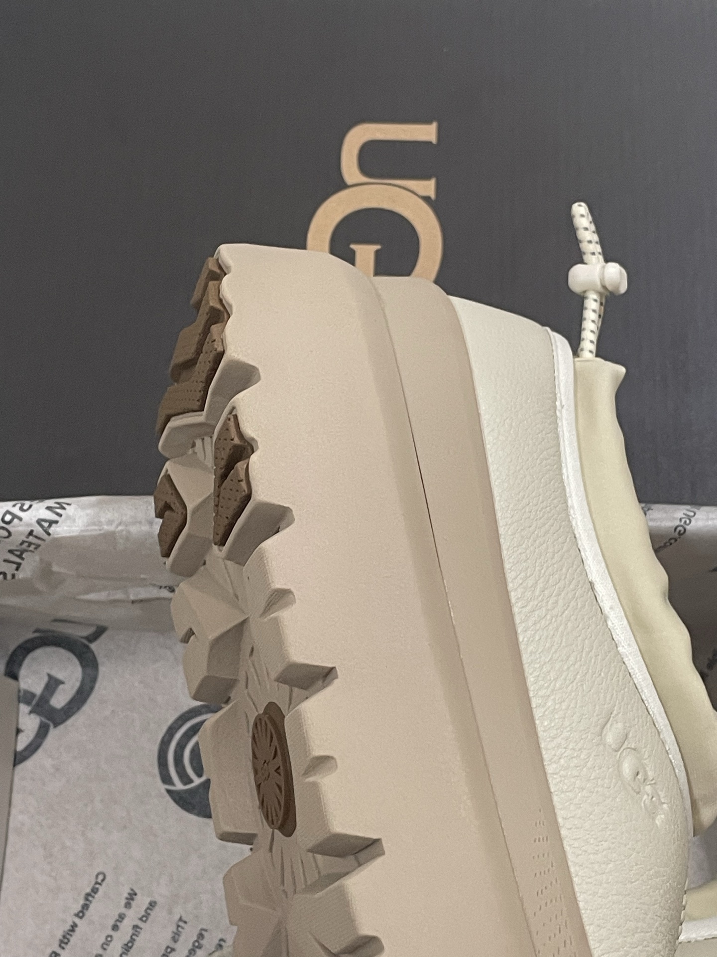 UGG Thick-Sole Serrated Lace-Adjustable Unisex Warm Casual Boots