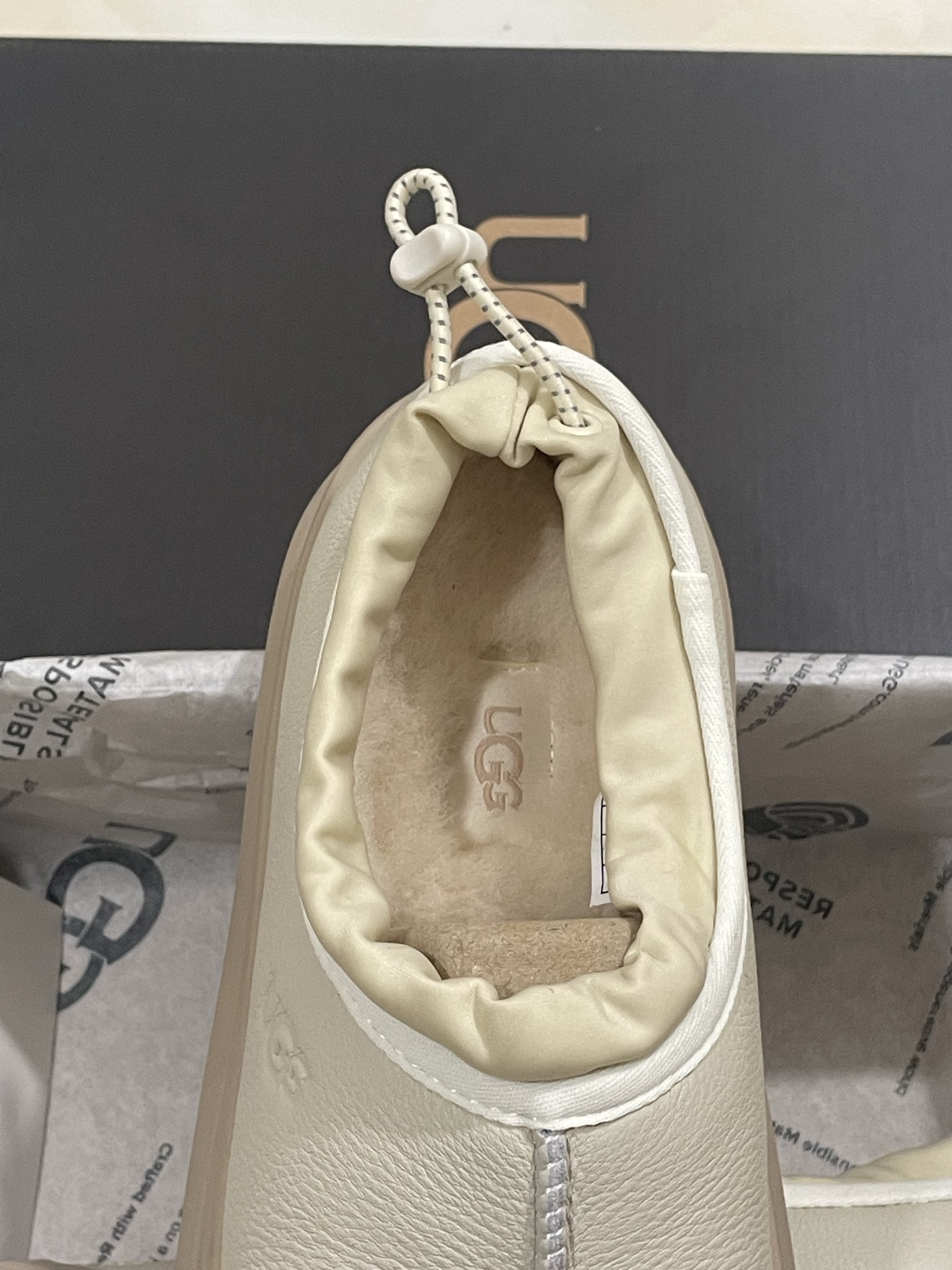 UGG Thick-Sole Serrated Lace-Adjustable Unisex Warm Casual Boots