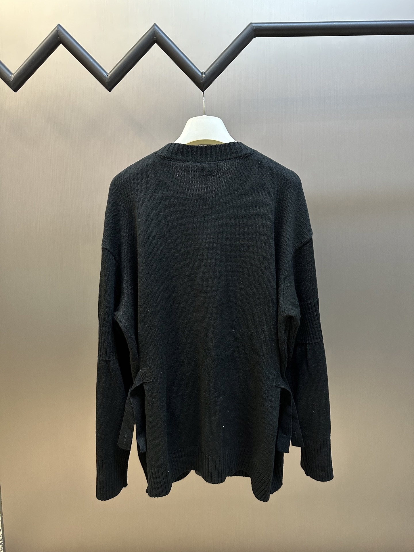 Chanel V-Neck Knit Cardigan with Double C Button Detail & Oversized Fit