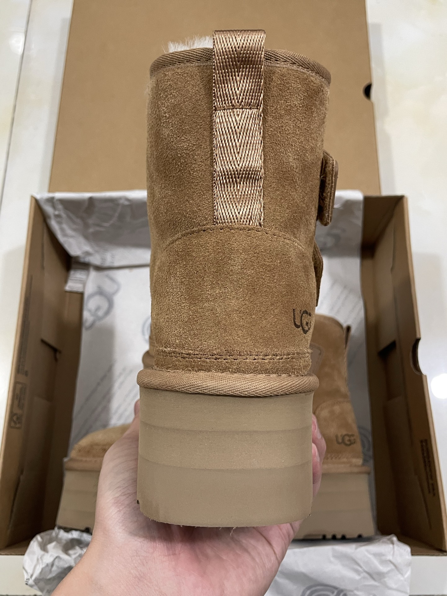 UGG Neumel Ultra Series Velcro Thick-Sole Short Boots