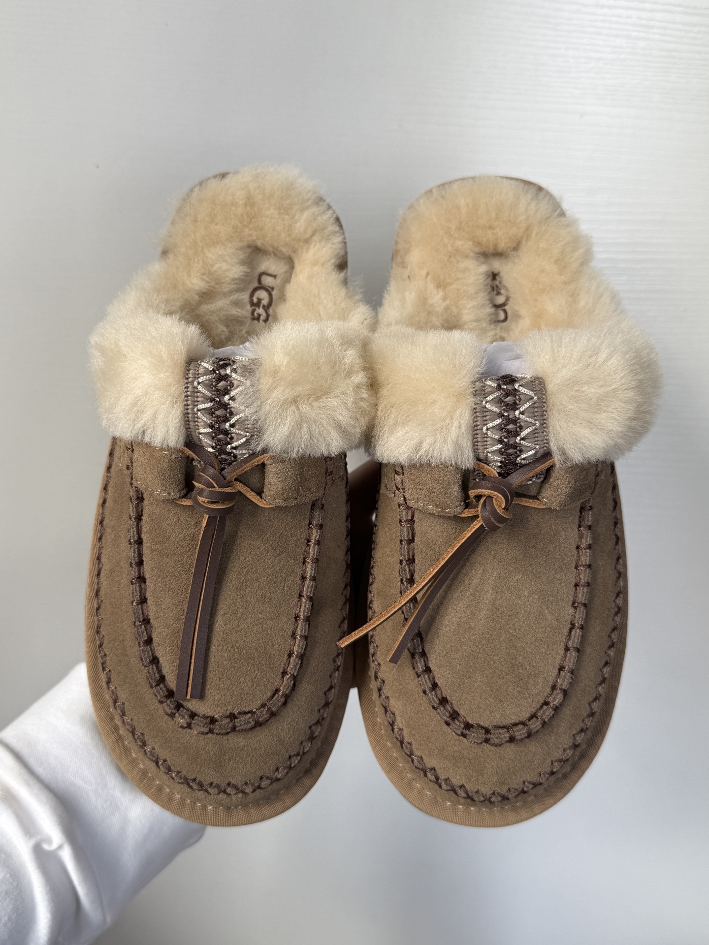 UGG Alper Style Sheepskin-Lined Chunky Heeled Mules