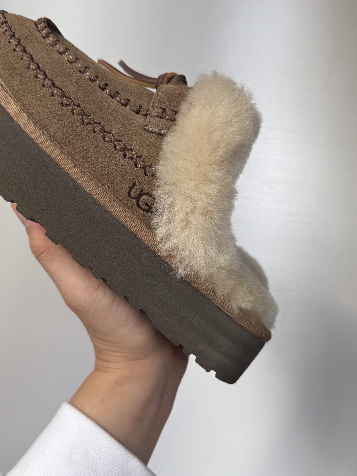 UGG Alper Style Sheepskin-Lined Chunky Heeled Mules