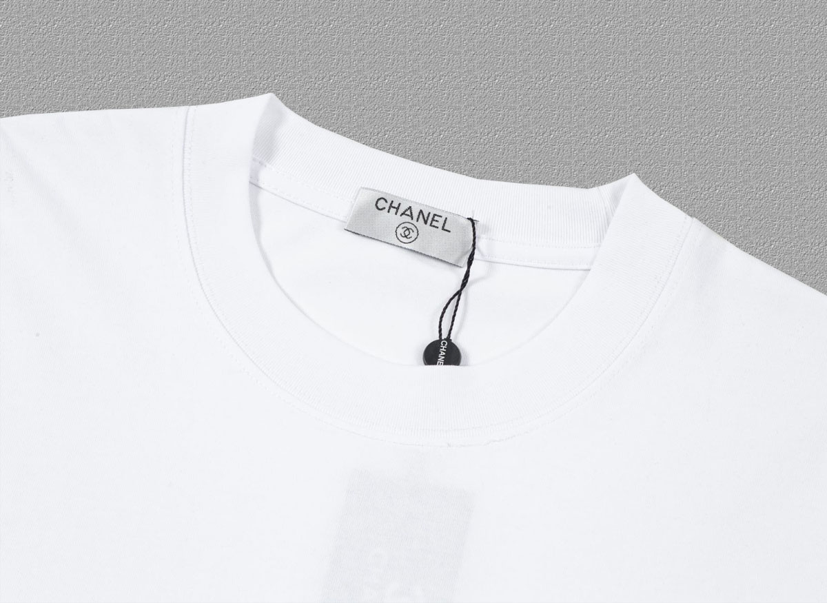 Chanel 300G Heavyweight - Double C Screen-Print High-End Tee