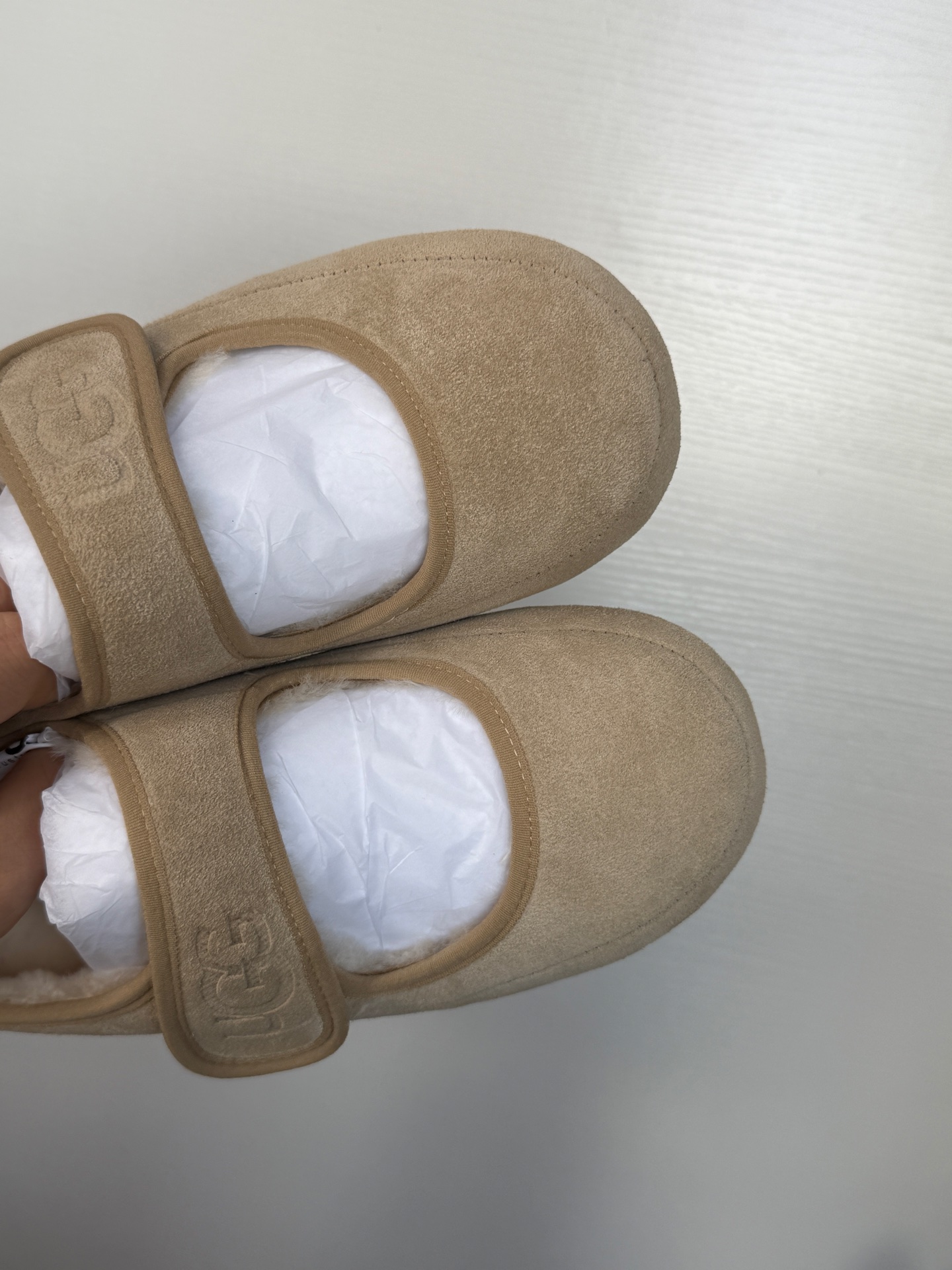 UGG Mary Jane Style Sheepskin Lined Thick-Soled Slip-On Boots