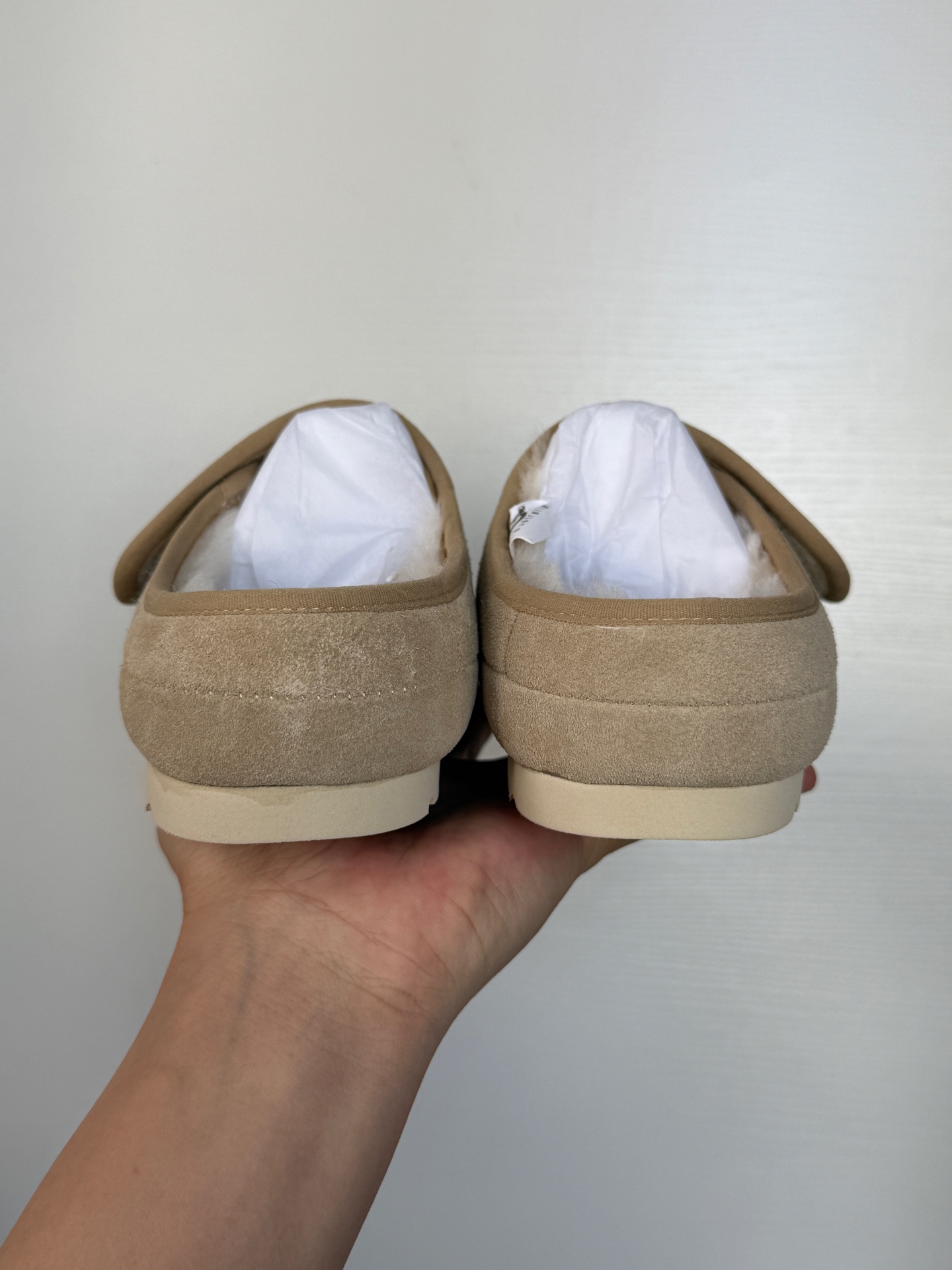 UGG Mary Jane Style Sheepskin Lined Thick-Soled Slip-On Boots