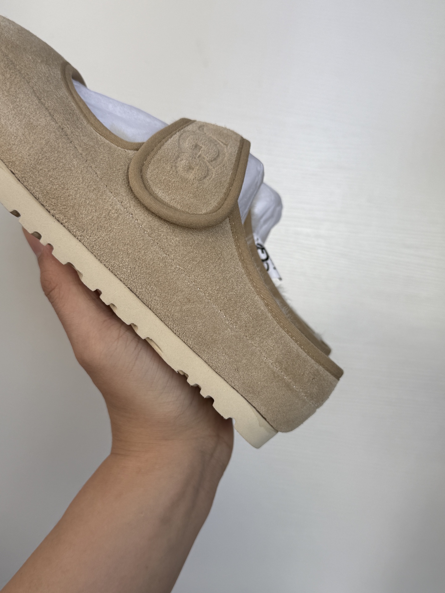 UGG Mary Jane Style Sheepskin Lined Thick-Soled Slip-On Boots