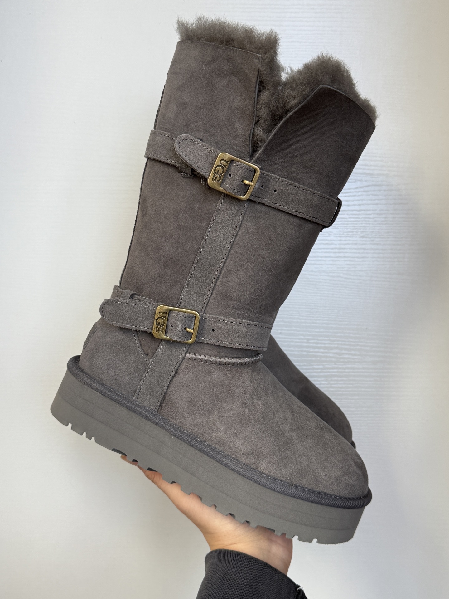 UGG Big Rider Shearling Mid Snow Boot