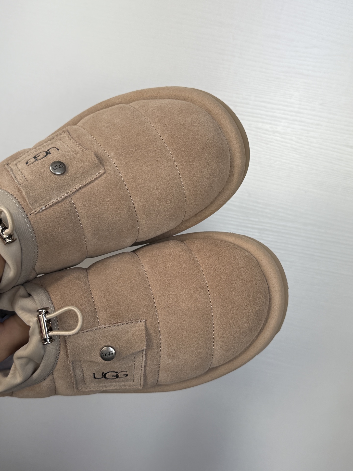 UGG Pocket Caterpillar Style Sheepskin-Lined Warm Short Boots