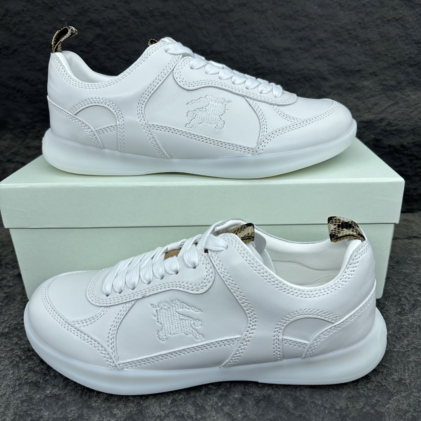 Burberry Matrix Leather Sneakers
