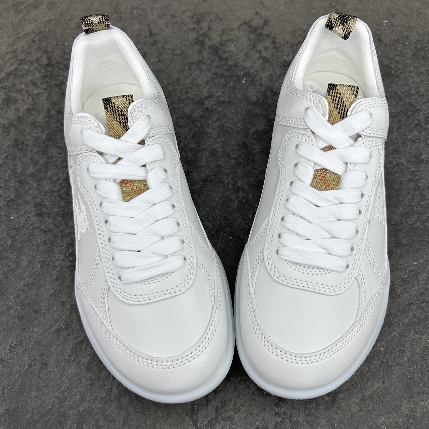 Burberry Matrix Leather Sneakers