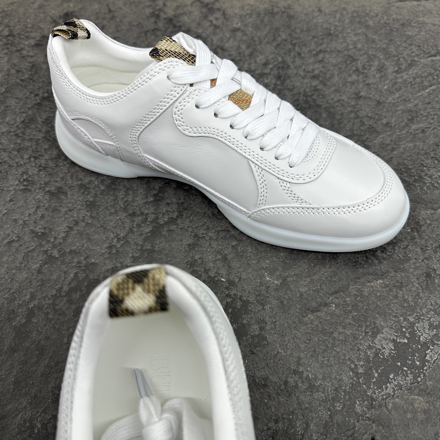 Burberry Matrix Leather Sneakers