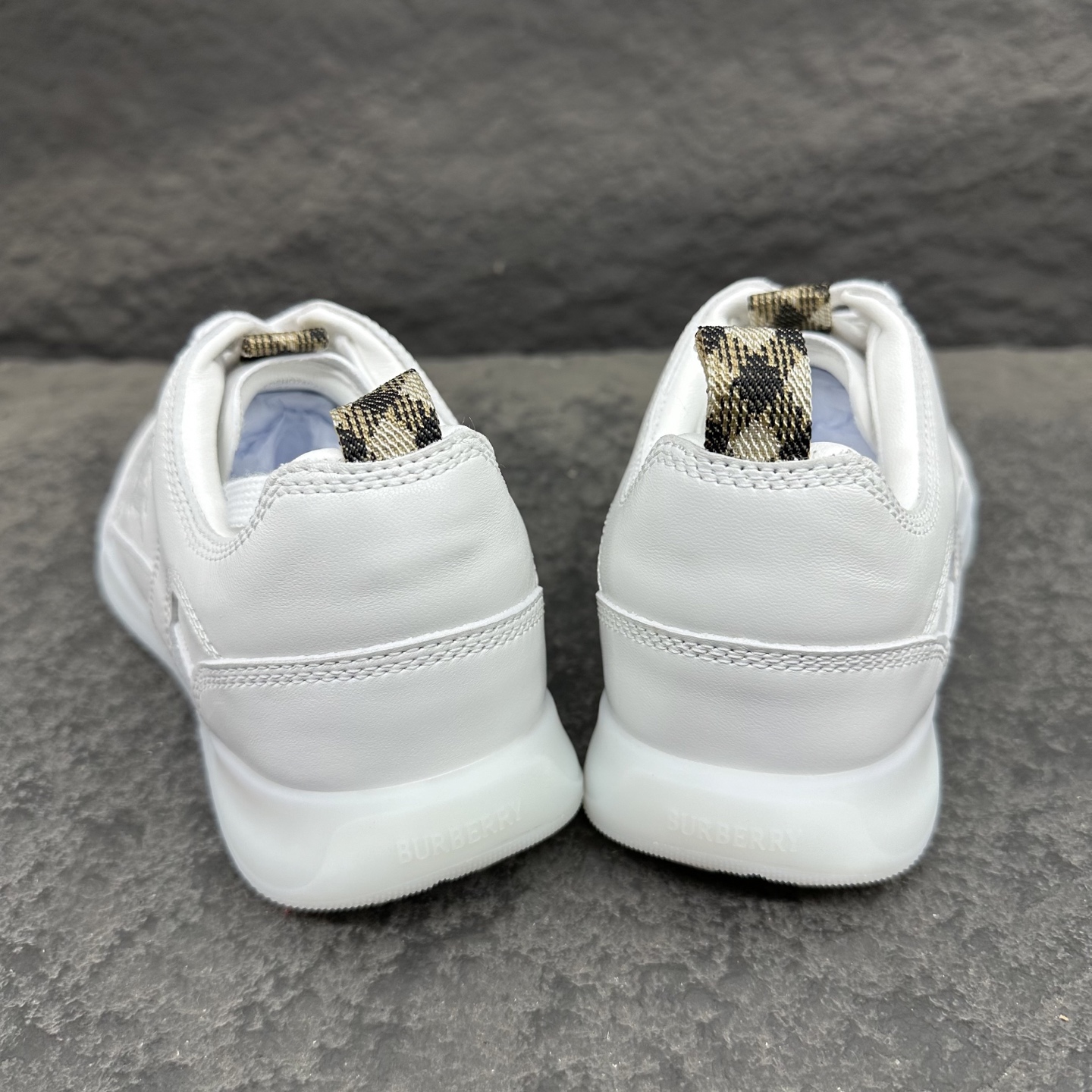 Burberry Matrix Leather Sneakers