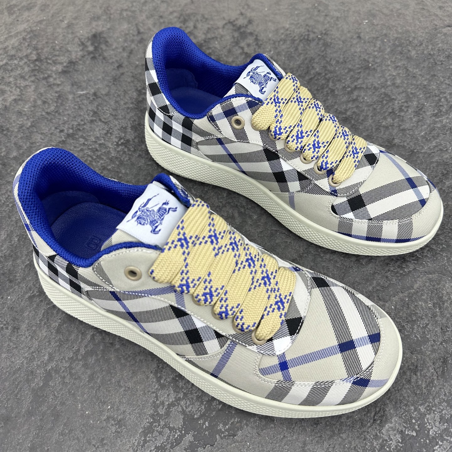 Burberry Terrace Series Checkered Casual Sneakers